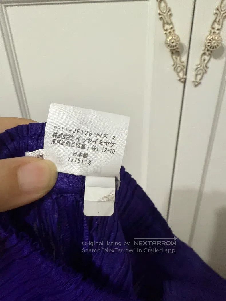 Issey Miyake Issey Miyake Purple Pants Size 25" / US 0 / IT 36 - 3 Thumbnail