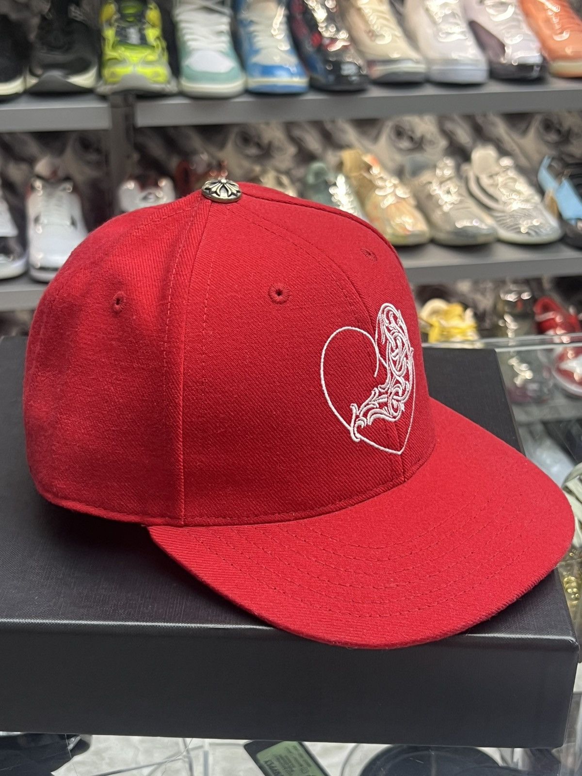 Chrome Hearts Chrome Hearts Red Heart Baseball Cap Size ONE SIZE - 2 Thumbnail