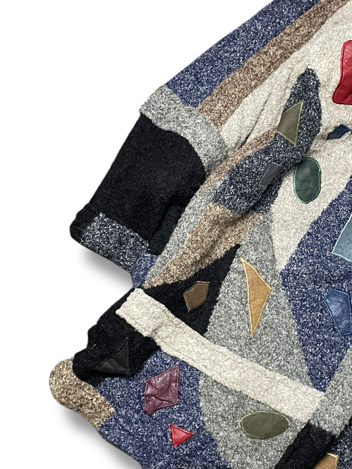 Japanese Brand × Vintage KARINCA Brand Knit-wool Abstract Jacket (73) Size US M / EU 48-50 / 2 - 5 Thumbnail
