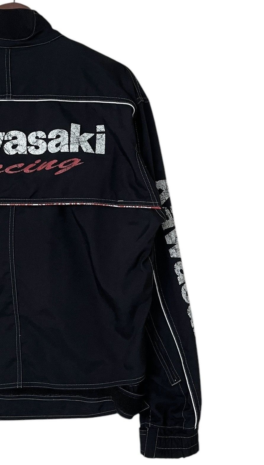 Vintage Vintage Brand Kushitani Kawasaki Bikers Jacket 1990s Size US L / EU 52-54 / 3 - 6 Thumbnail
