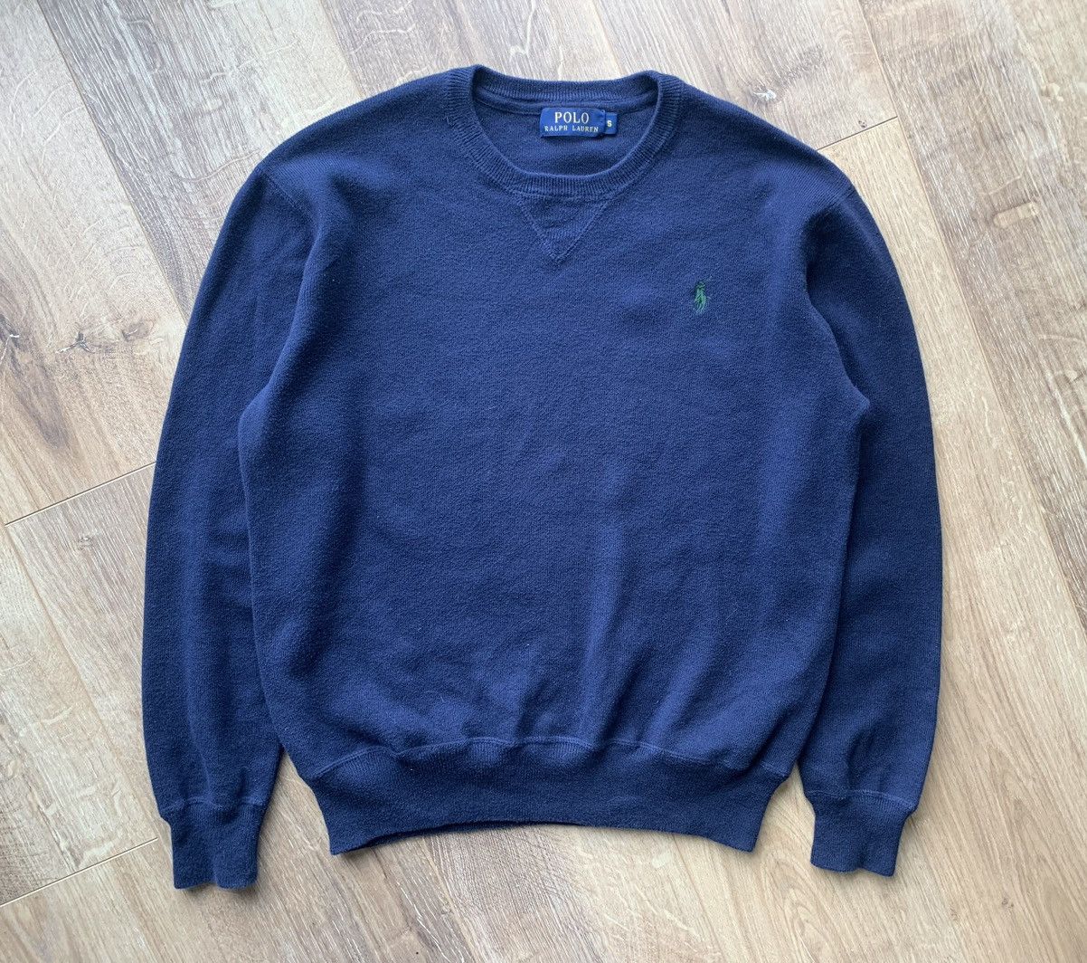 Polo Ralph Lauren Polo Ralph Lauren navy sweater sweatshirt Size US S / EU 44-46 / 1 - 1 Thumbnail