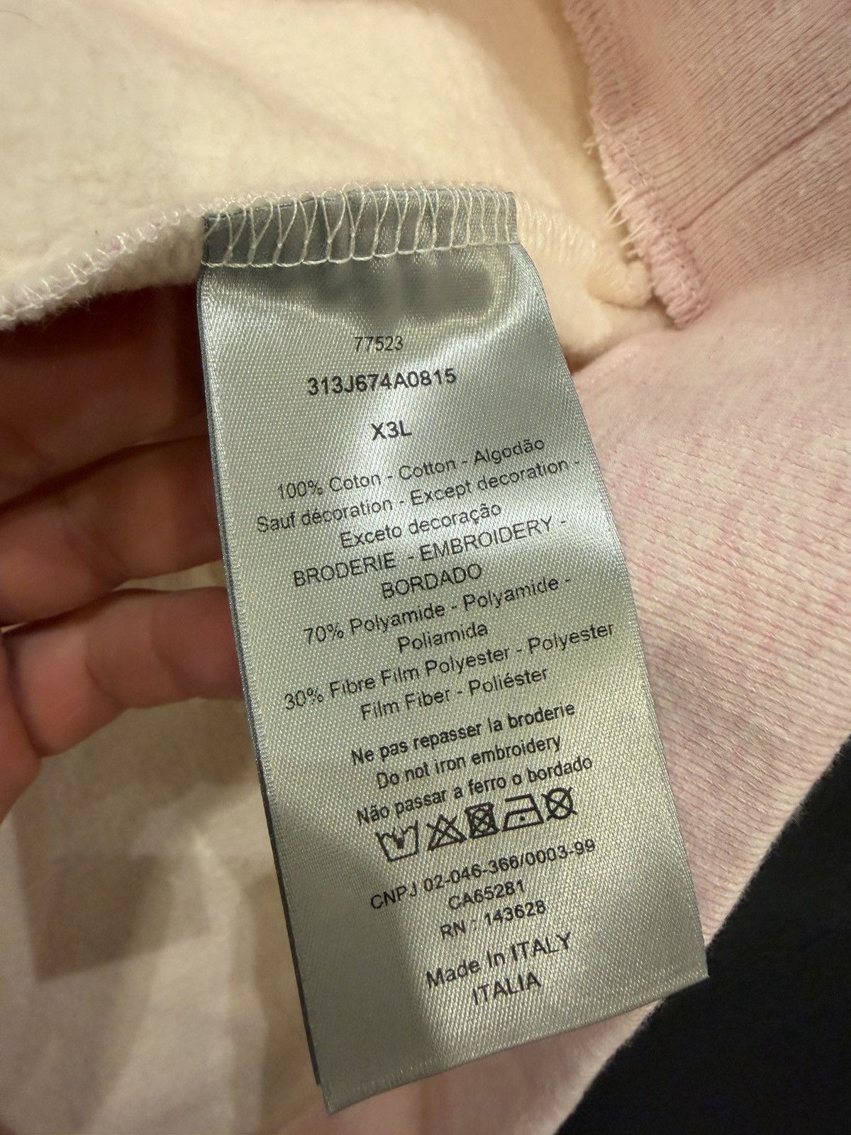 Dior Dior ERL Crewneck - Pink Size US XXL / EU 58 / 5 - 4 Thumbnail