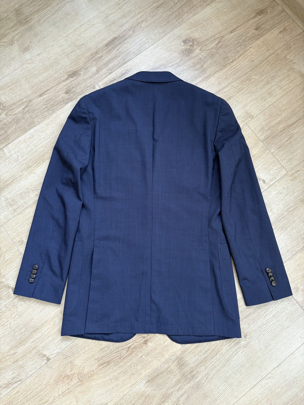 Suitsupply Suitsupply Wool Navy Havana Treveler Unlined Blazer 46 Size 46R - 7 Thumbnail