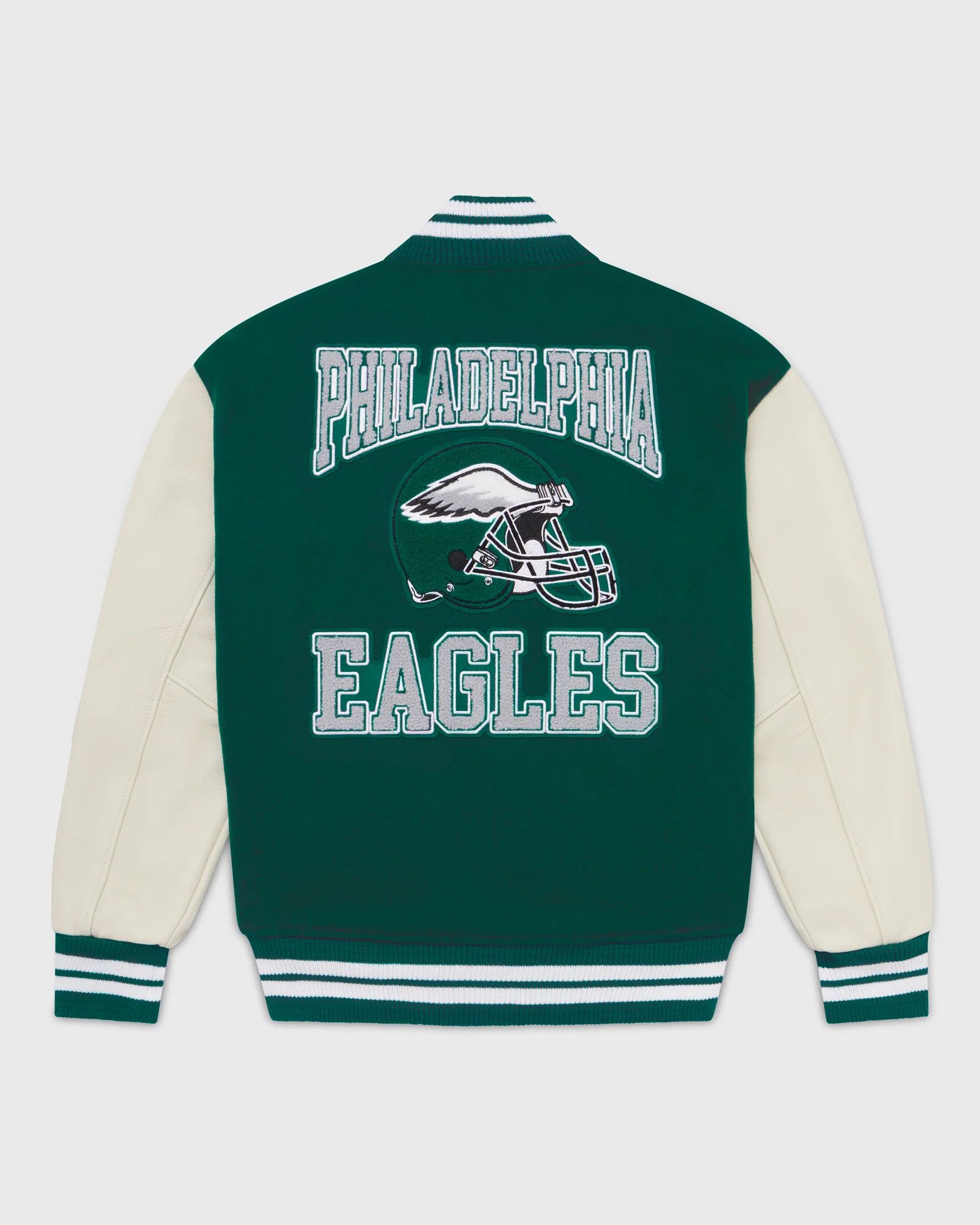 Drake OVO x NFL PHILADELPHIA EAGLES VARSITY JACKET Size US L / EU 52-54 / 3 - 8 Thumbnail