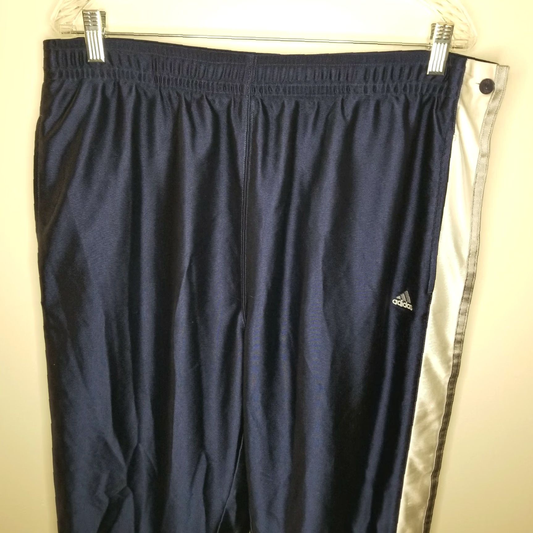Adidas Adidas Mens Blue Breakaway Track Pants Size L Size US 33 - 2 Thumbnail