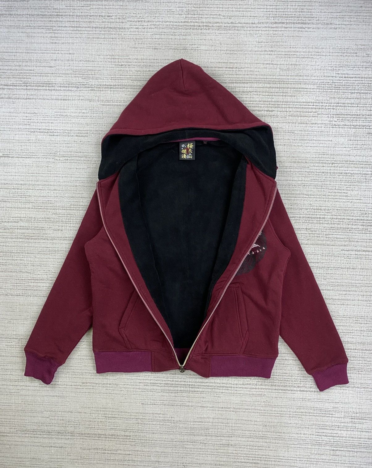 Bullet Noise × Japanese Brand × Vintage Vintage Bullet Noise Japan Koi Sukajan Zipper Hoodie Jacket Size US L / EU 52-54 / 3 - 5 Thumbnail