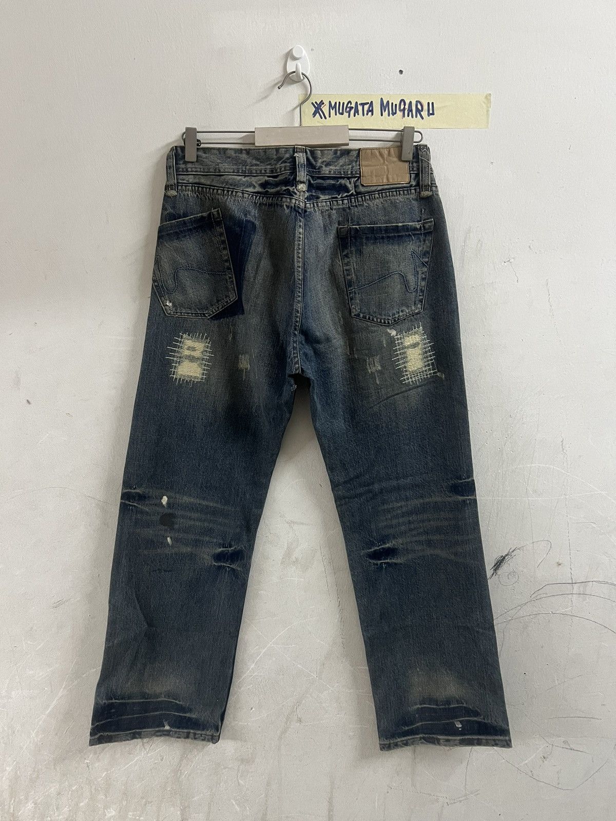 4GSELLER × Japanese Brand THRASHED JAPANESE BRAND DISTRESSED DENIM PANT Size US 30 / EU 46 - 9 Thumbnail