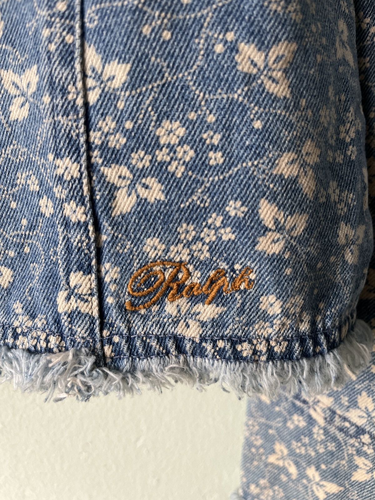 Designer × Ralph Lauren × Vintage Ralph Lauren Denim Jacket Women Size M / US 6-8 / IT 42-44 - 10 Thumbnail