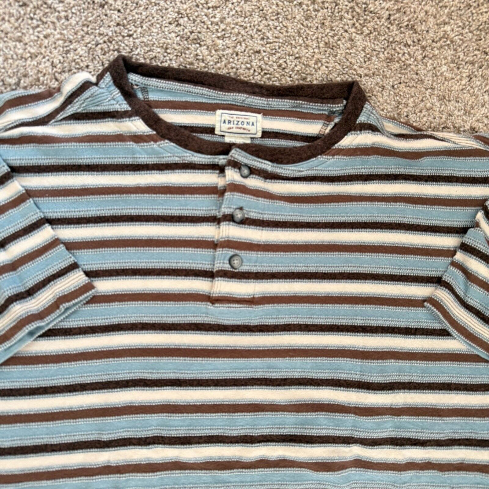 Arizona Jean Co. Men’s Shirt Bundle 3 Henley Short Sleeve Knit XL Size US XL / EU 56 / 4 - 12 Thumbnail