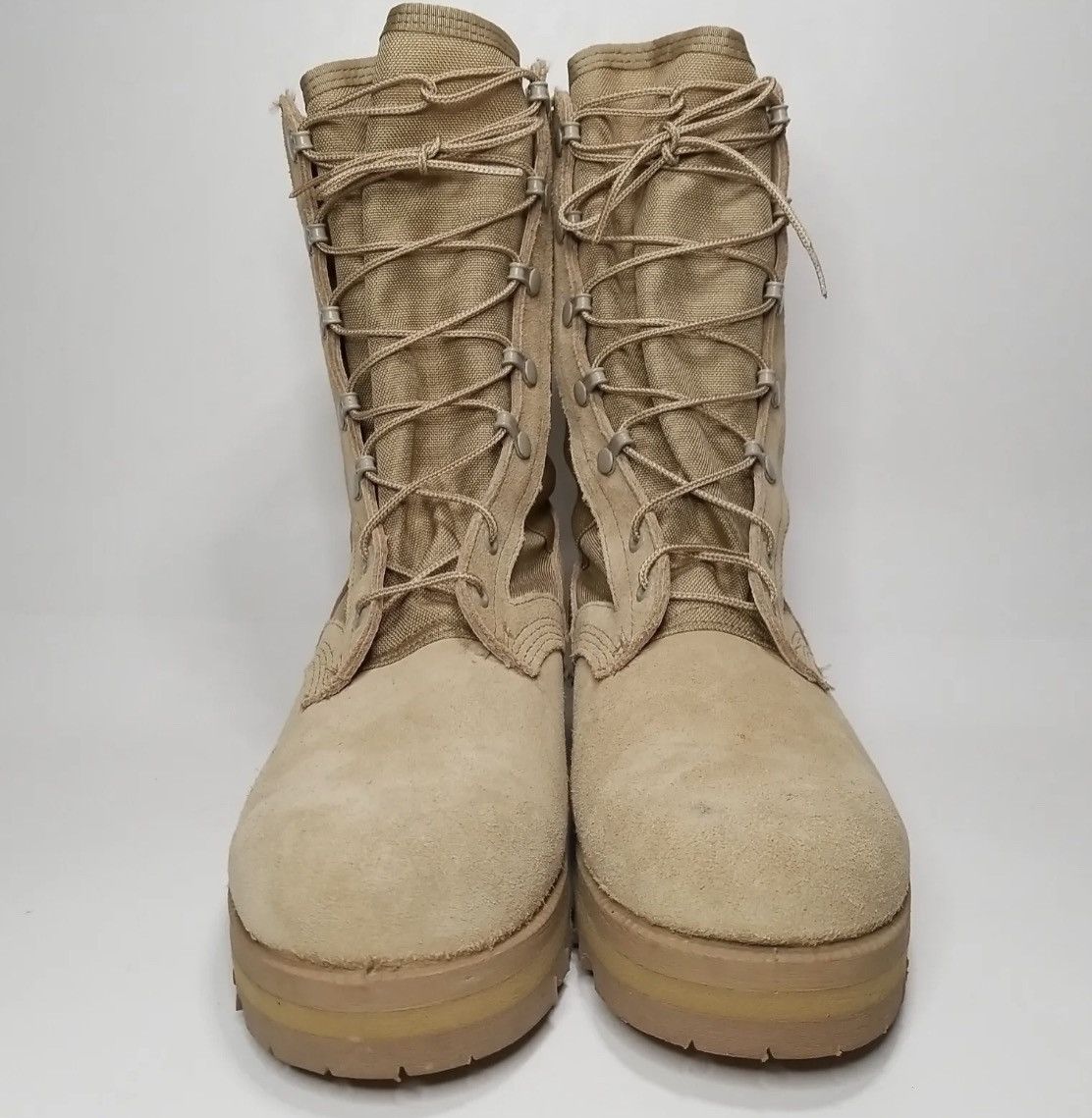 Other Vintage Desert Tan Military Combat Boots Size US 10 / EU 43 - 3 Thumbnail