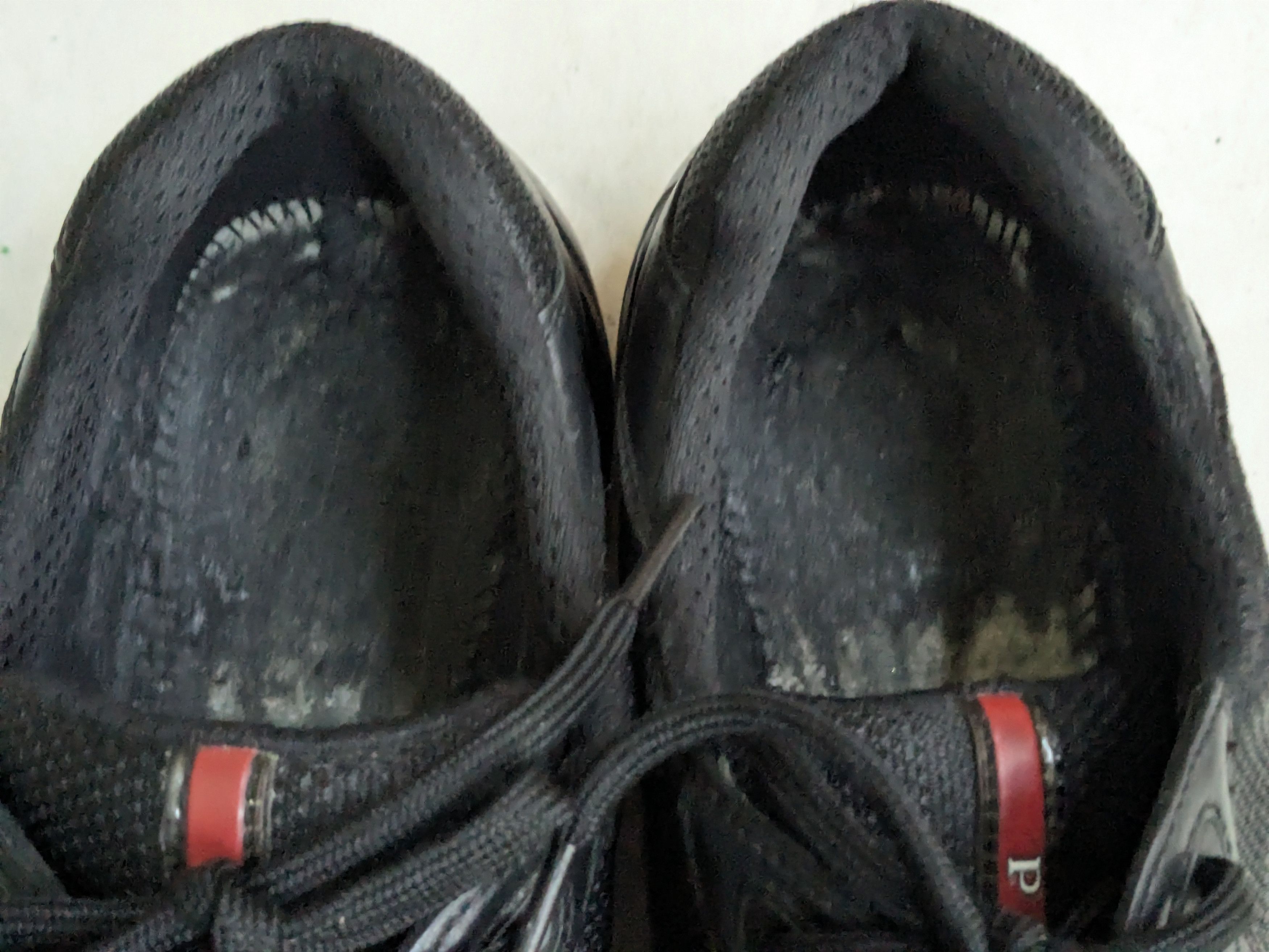 Prada Prada America's Cup Sneakers Black 9 Red Leather Low Tops Size US 9 / EU 42 - 4 Thumbnail