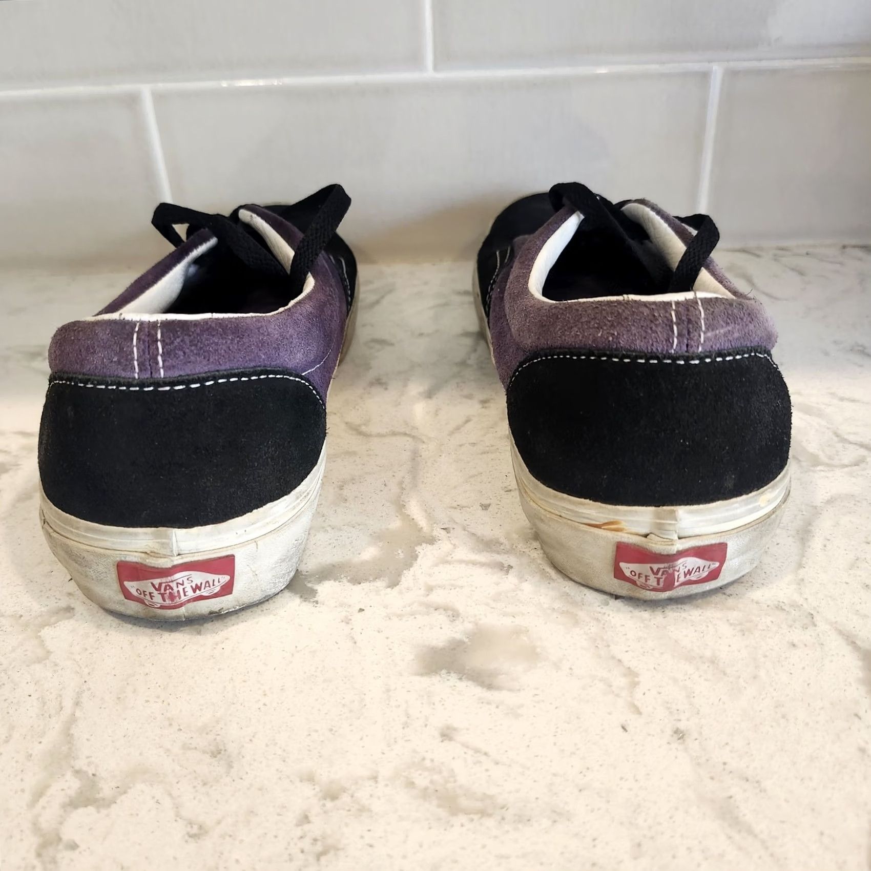 Vans VANS Era Purple Black Low Top Skate Shoes Mens 8.5 Canvas Suede Era Classic Comfort Sneaker Lace Up Shoes Mens Womens Size US M / EU 48-50 / 2 - 7 Thumbnail