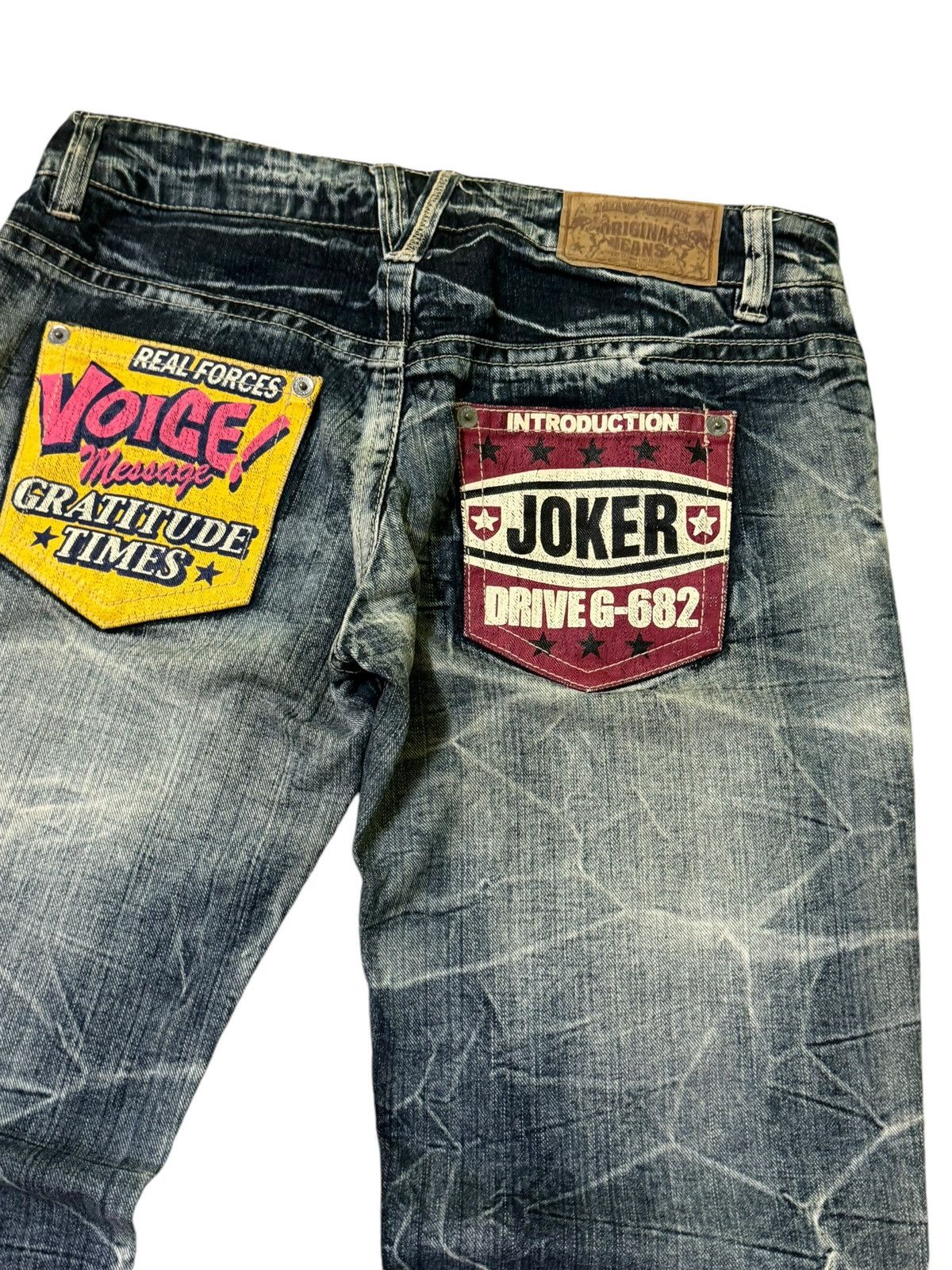 Japanese Brand Patches Printed Orignal Jeans Hysteric Glamour Style Denim Size US 32 / EU 48 - 12 Thumbnail