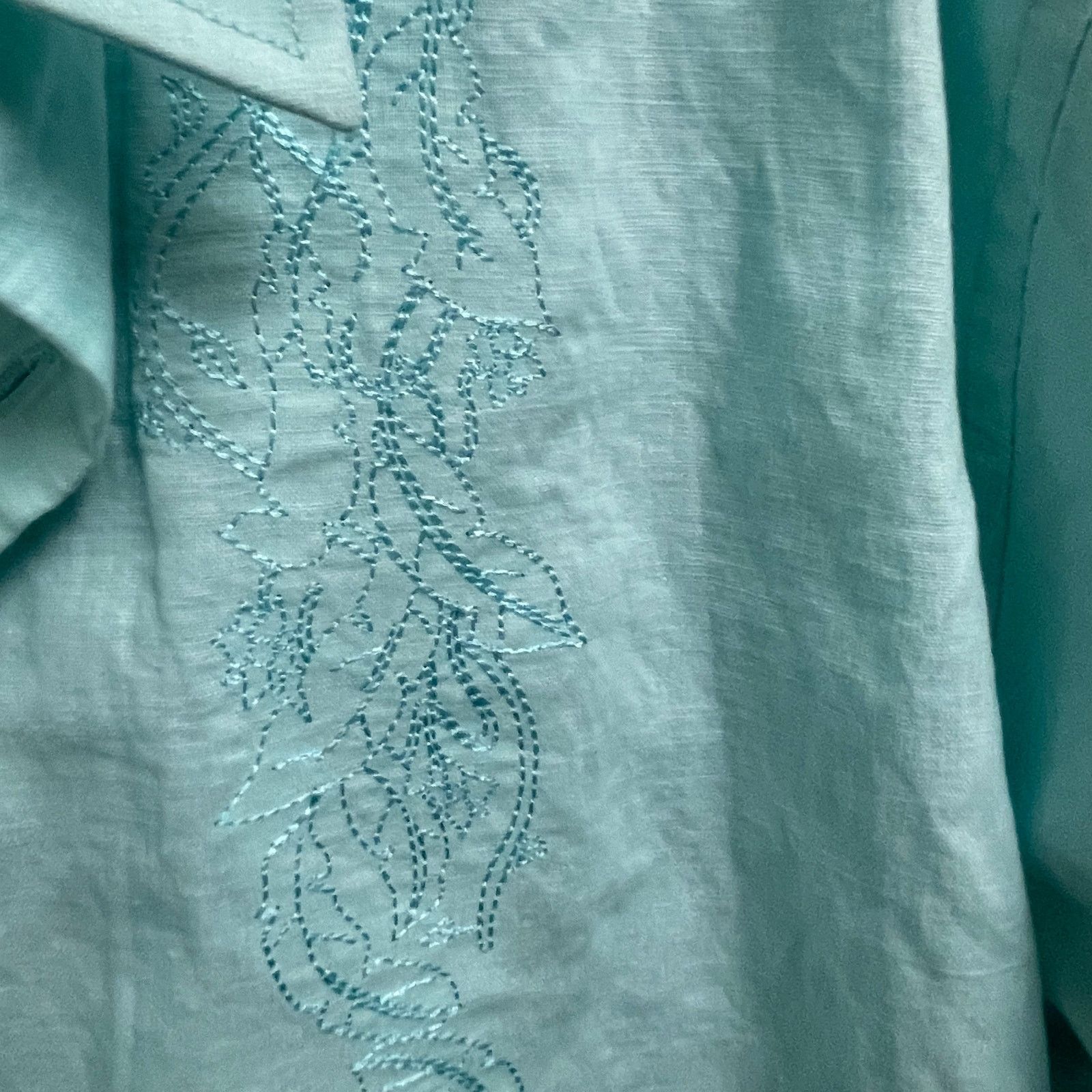 Other Bohio 100% Linen Guayabera Shirt XXL Short Sleeve Button Up Size US XXL / EU 58 / 5 - 2 Thumbnail