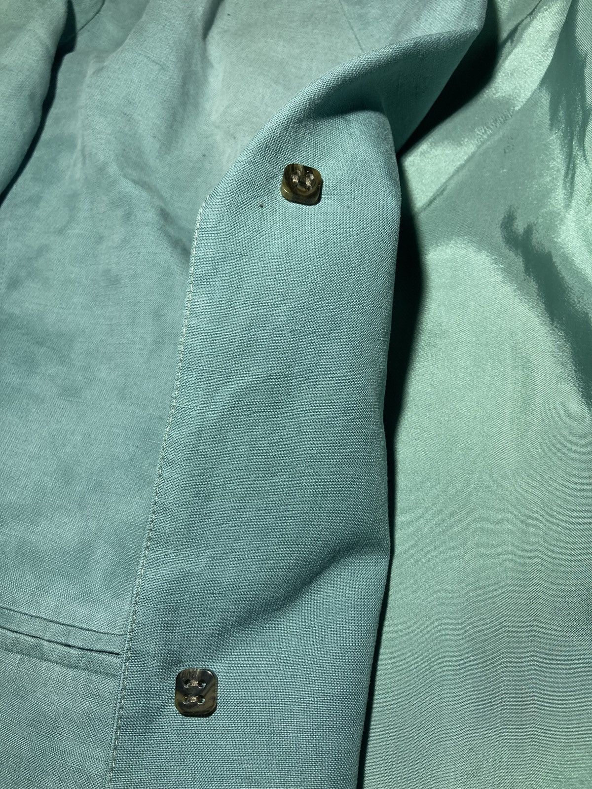 Martine Rose New SS24 Martine Rose Sun Bleached Teal Blazer Jacket 2024 Size 46R - 9 Thumbnail