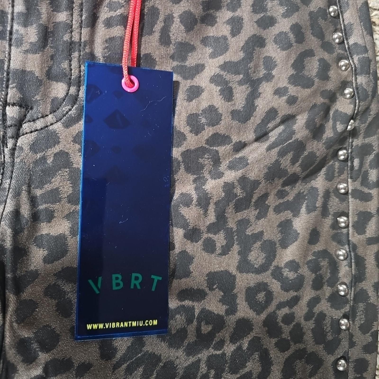 Vertabrae VBRT Leopard Print Sz 9 Pants NWT Size 30" / US 8 / IT 44 - 3 Thumbnail