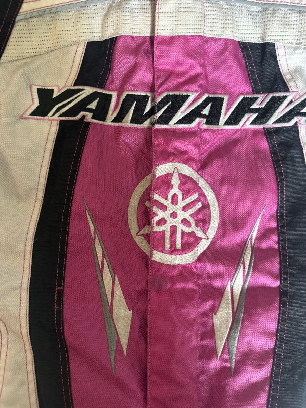 Yamaha Womens Pink Yamaha Race Jacket Size L / US 10 / IT 46 - 9 Thumbnail