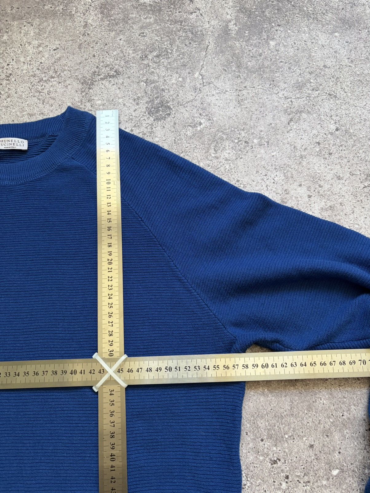 Brunello Cucinelli Brunello Cucinelli Blue Mens Sweater Size US XL / EU 56 / 4 - 10 Thumbnail