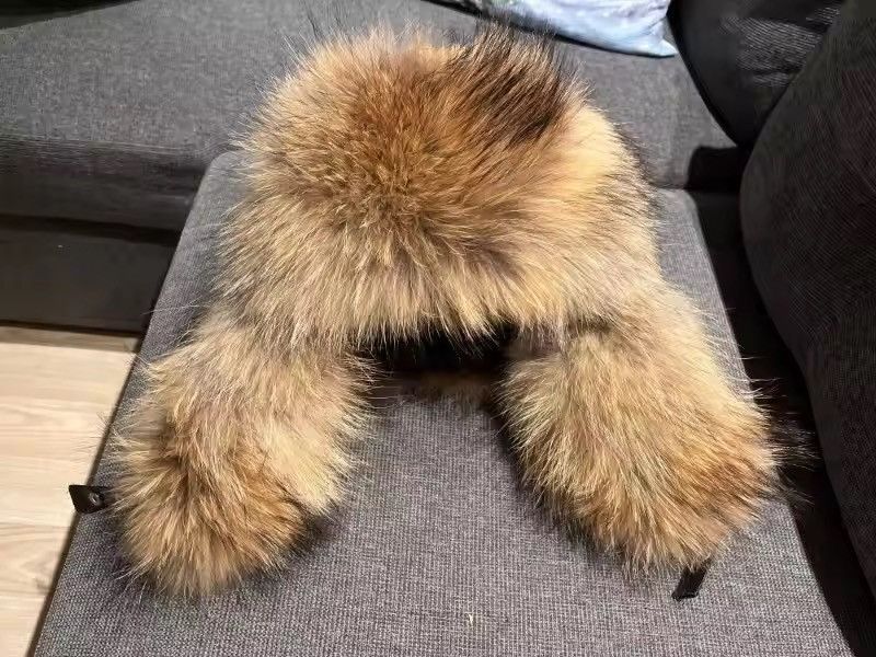 Other Real Fur Ushanka Winter Russian Hat Size M Size ONE SIZE - 2 Thumbnail
