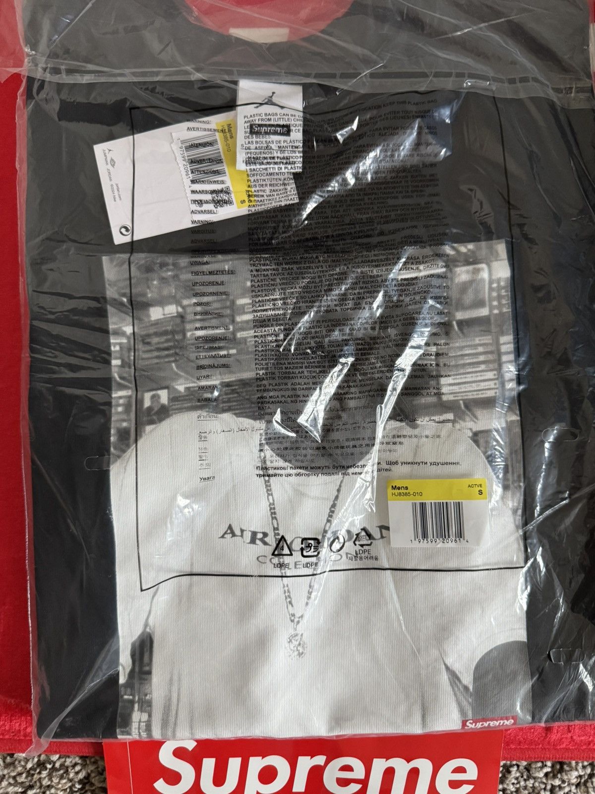 Jordan Brand Supreme/Jordan Biggie T Shirt Size US S / EU 44-46 / 1 - 1 Thumbnail