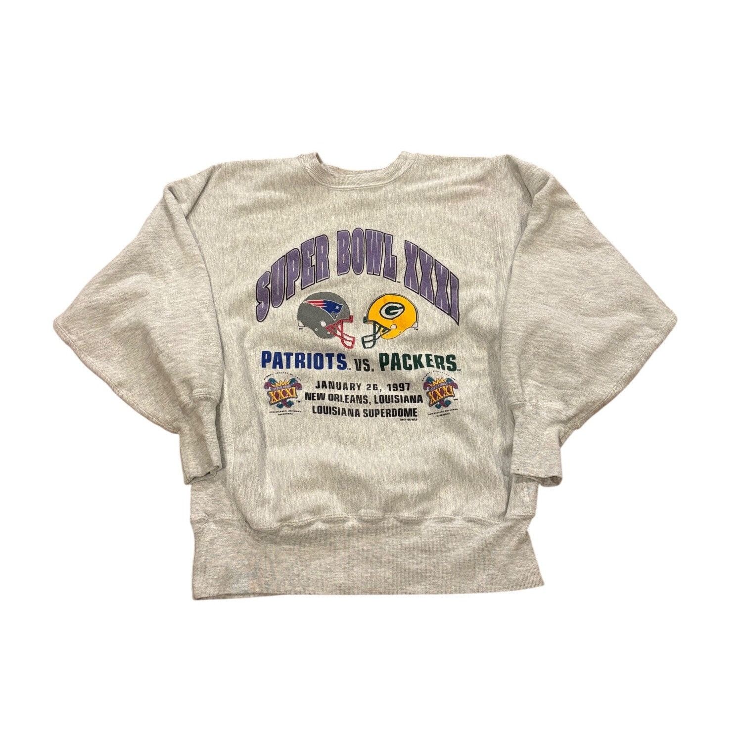 Champion Vintage Champion Reverse Super Bowl XXXI Patriots vs Packers Size US L / EU 52-54 / 3 - 1 Thumbnail