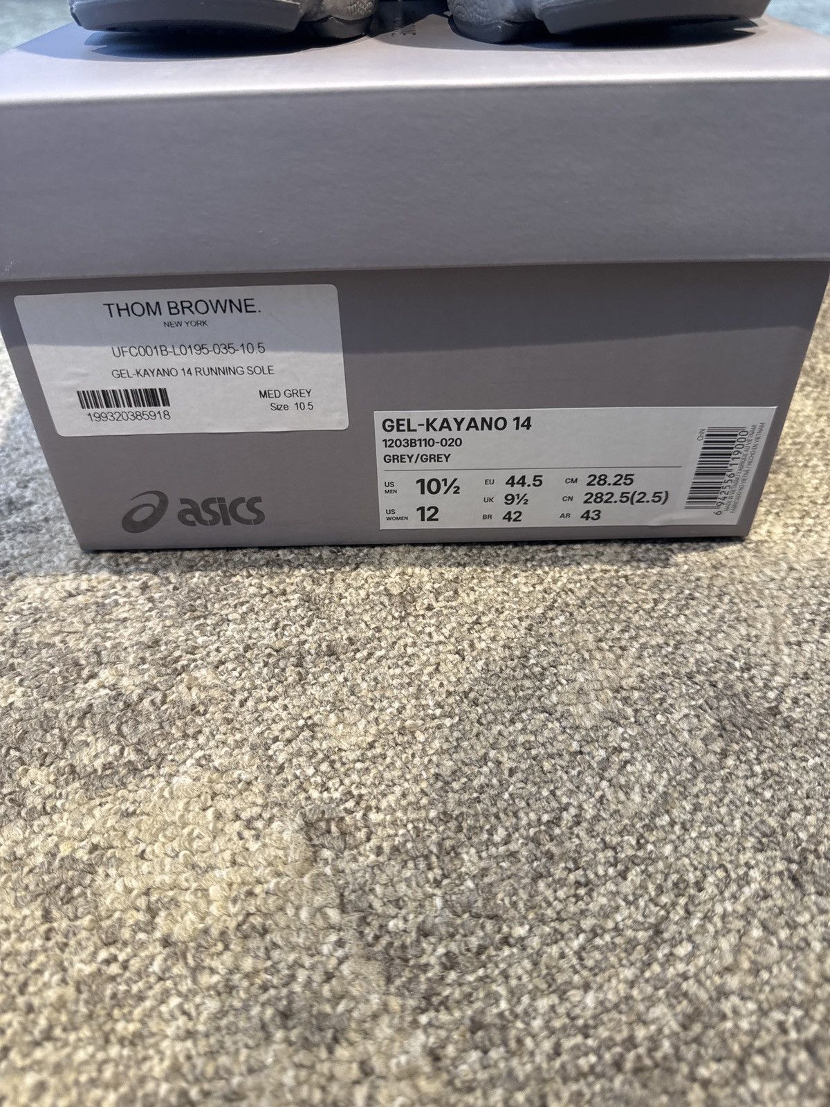 Thom Browne Thom browne asics grey Size US 10.5 / EU 43-44 - 7 Thumbnail