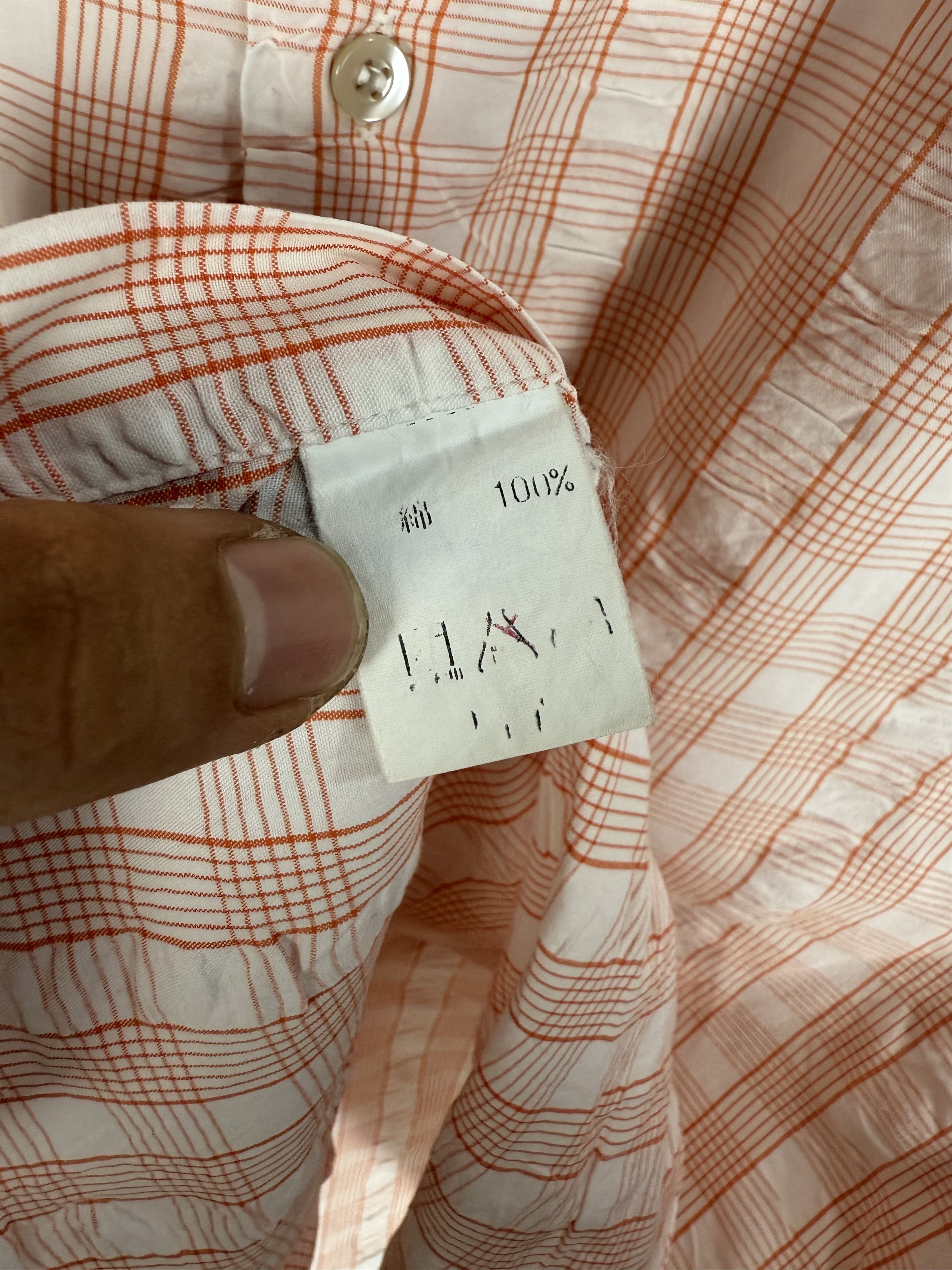 Issey Miyake Vintage Issey Miyake Plaid Button Up Shirt Size US M / EU 48-50 / 2 - 7 Thumbnail