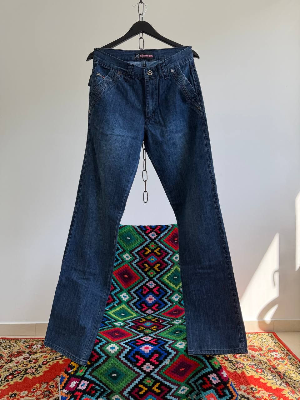 Diesel Diesel Distressed Blue flared Jeans Vintage junya watanabe Size US 30 / EU 46 - 2 Thumbnail