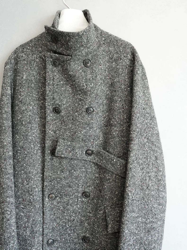 Yohji Yamamoto Yohji Yamamoto18 AW double-breasted speckled coat 2503-Next Size US M / EU 48-50 / 2 - 6 Thumbnail
