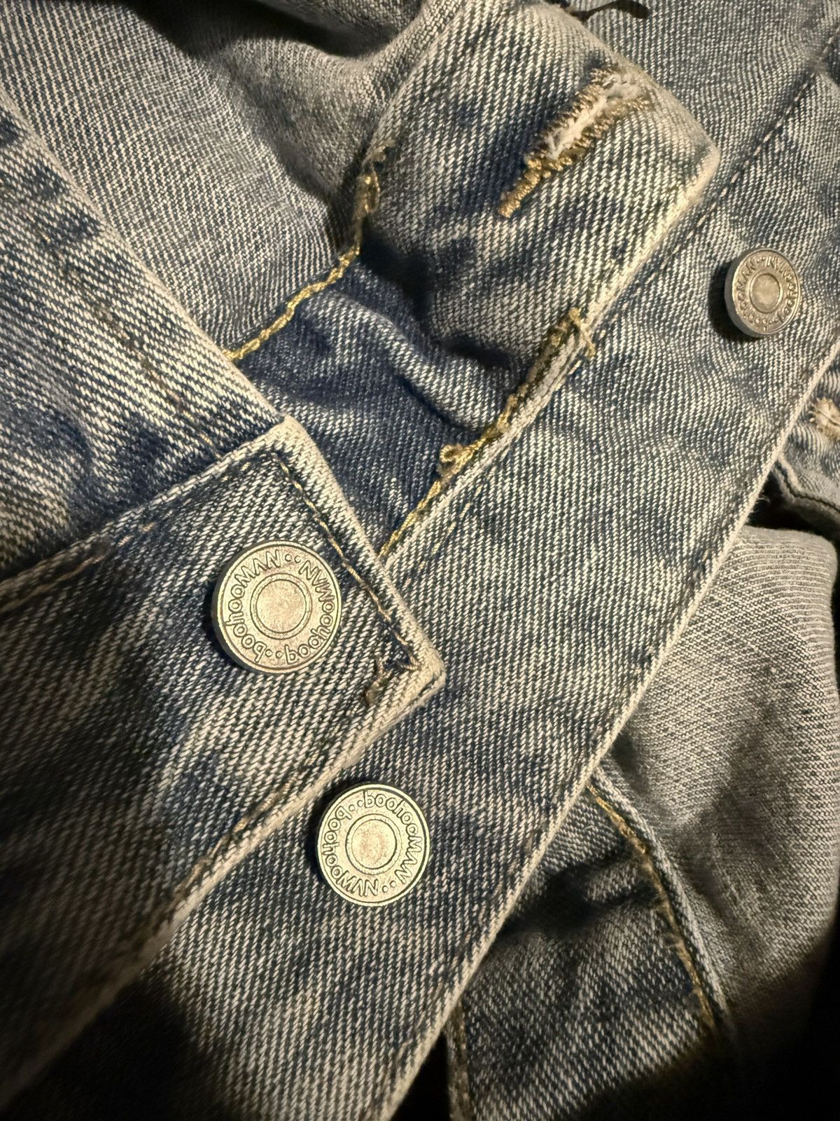 Boohoo BoohooMAN Denim Jacket Size US L / EU 52-54 / 3 - 8 Thumbnail