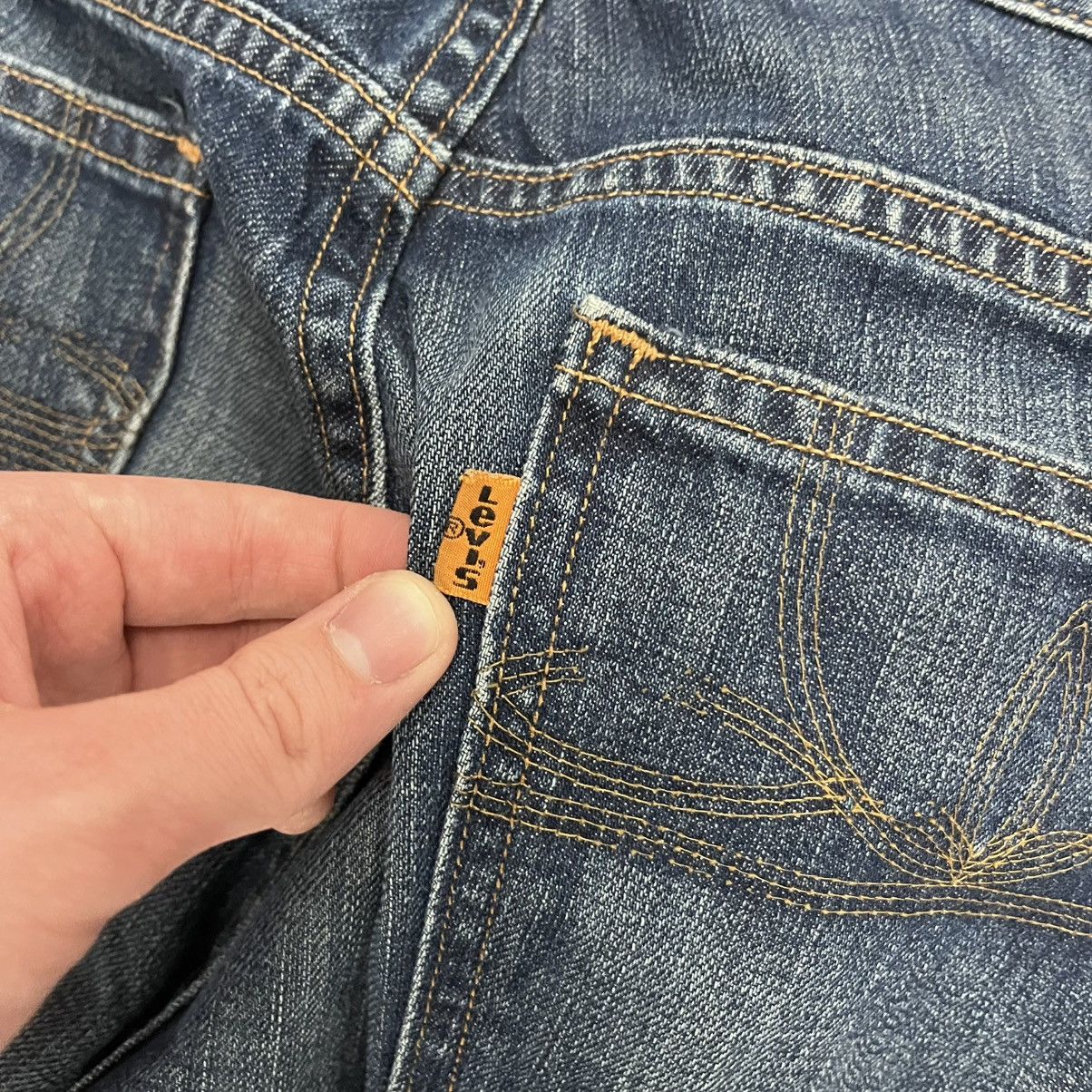 Vintage Vintage Men's Levi's 1970's Orange tab Flare 34x30 repro Size US 34 / EU 50 - 3 Thumbnail