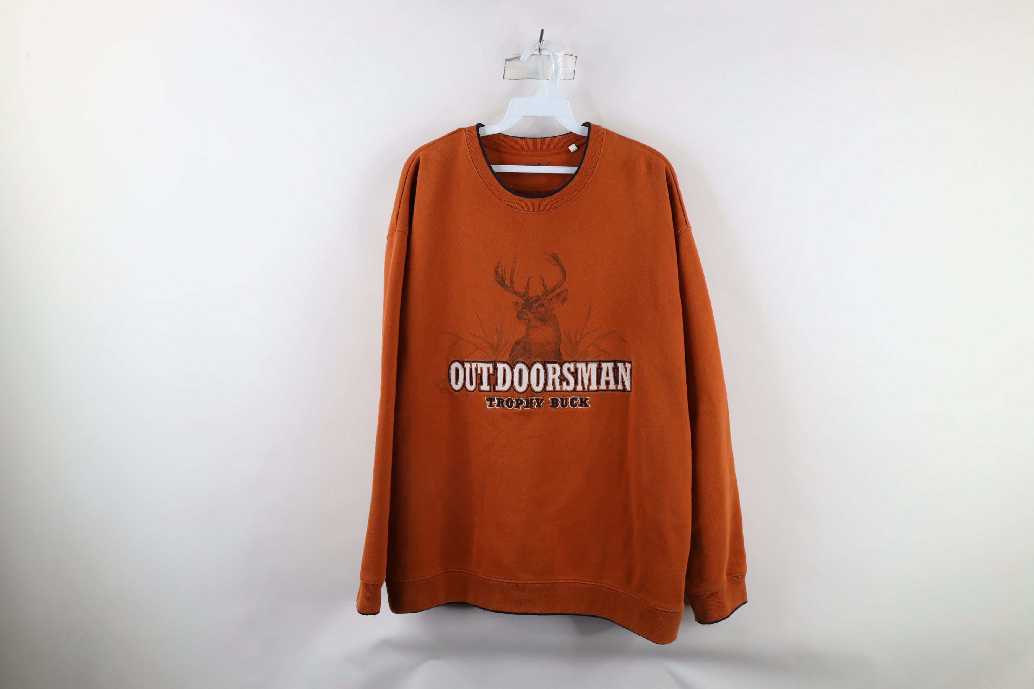 Vintage Vintage Streetwear Outdoorsman Buck Heavyweight Sweatshirt Size US L / EU 52-54 / 3 - 1 Thumbnail