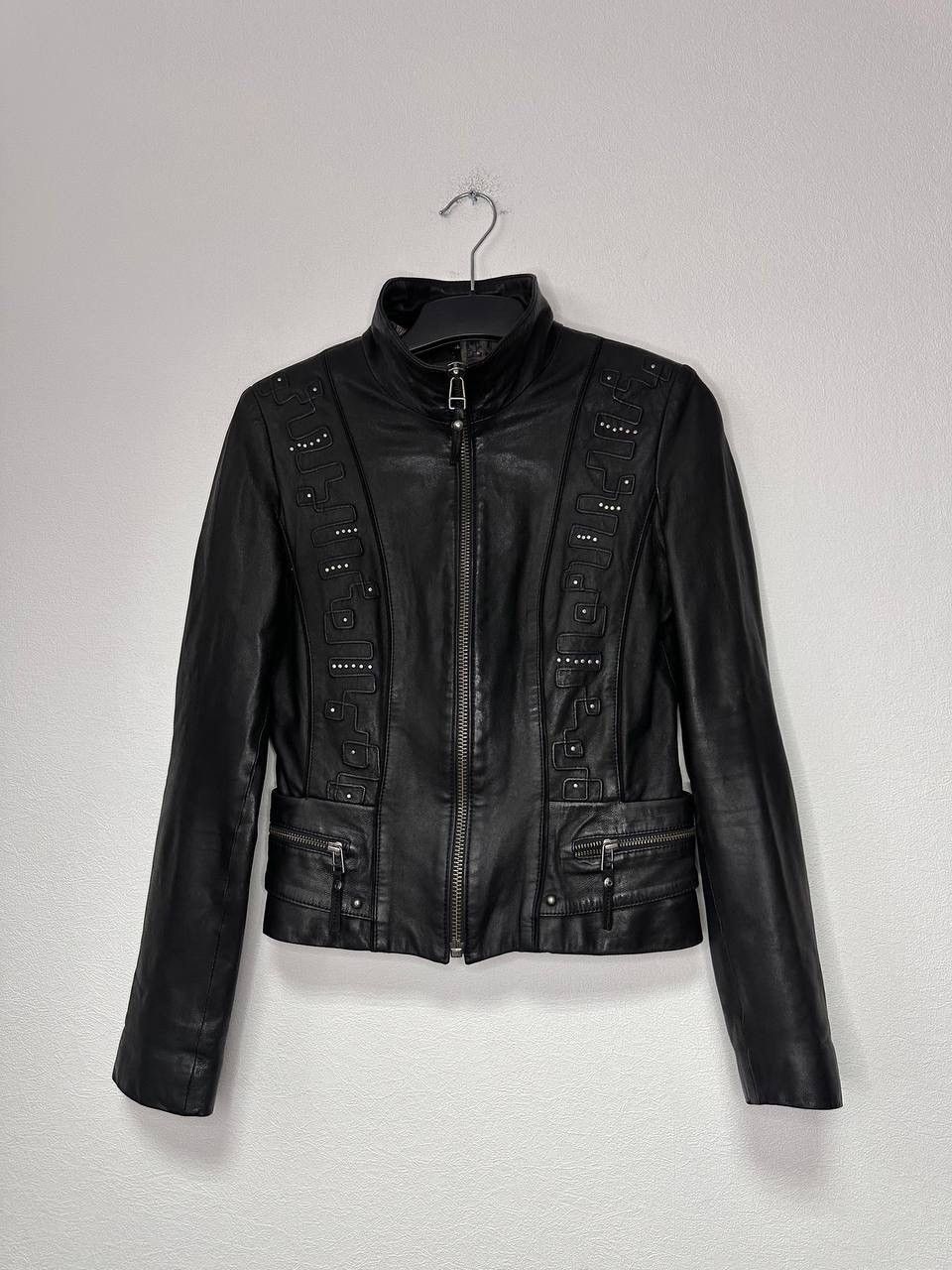 Roberto Cavalli Roberto Cavalli Leather Jacket Women’s XS Black Lambskin Y2K Size XS / US 0-2 / IT 36-38 - 9 Thumbnail