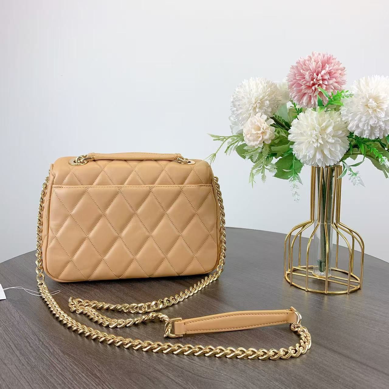 Kate Spade Kate Spade KJ949 Carey Quilted Small Flap Crossbody Mousse Size ONE SIZE - 3 Thumbnail