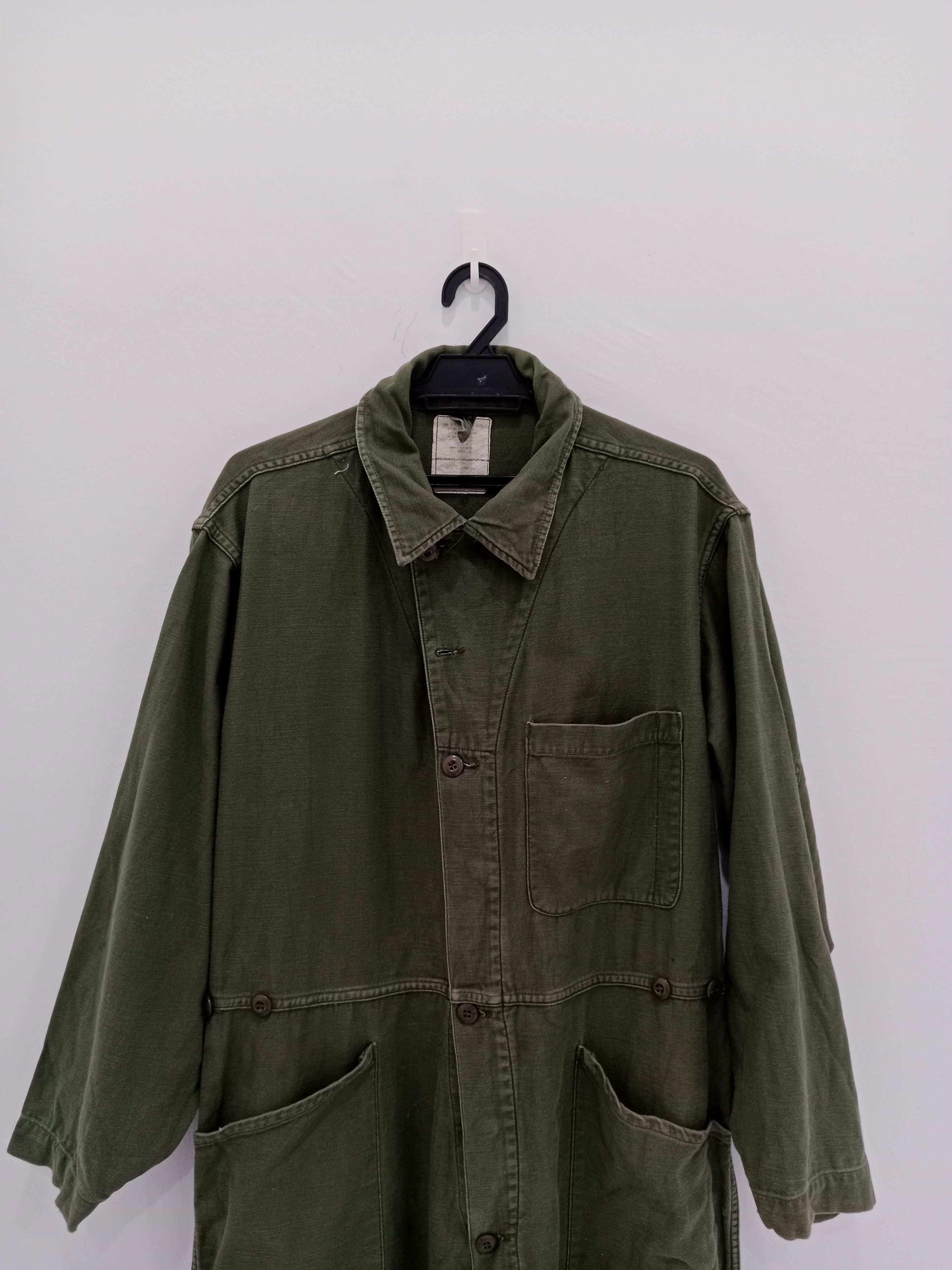 Third & Army × Vintage Vintage 90s Army Coverall Military Flying Size US L / EU 52-54 / 3 - 5 Thumbnail
