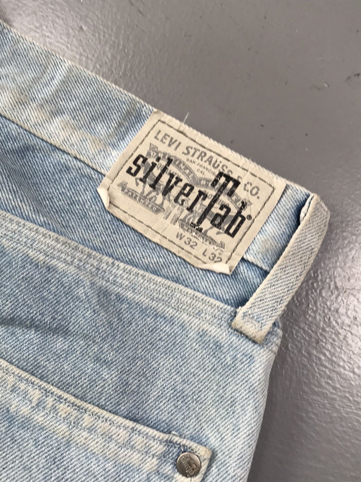 Levi's × Vintage Vintage Levi’s silver tab Sun fade carpenter denim Size US 34 / EU 50 - 8 Thumbnail