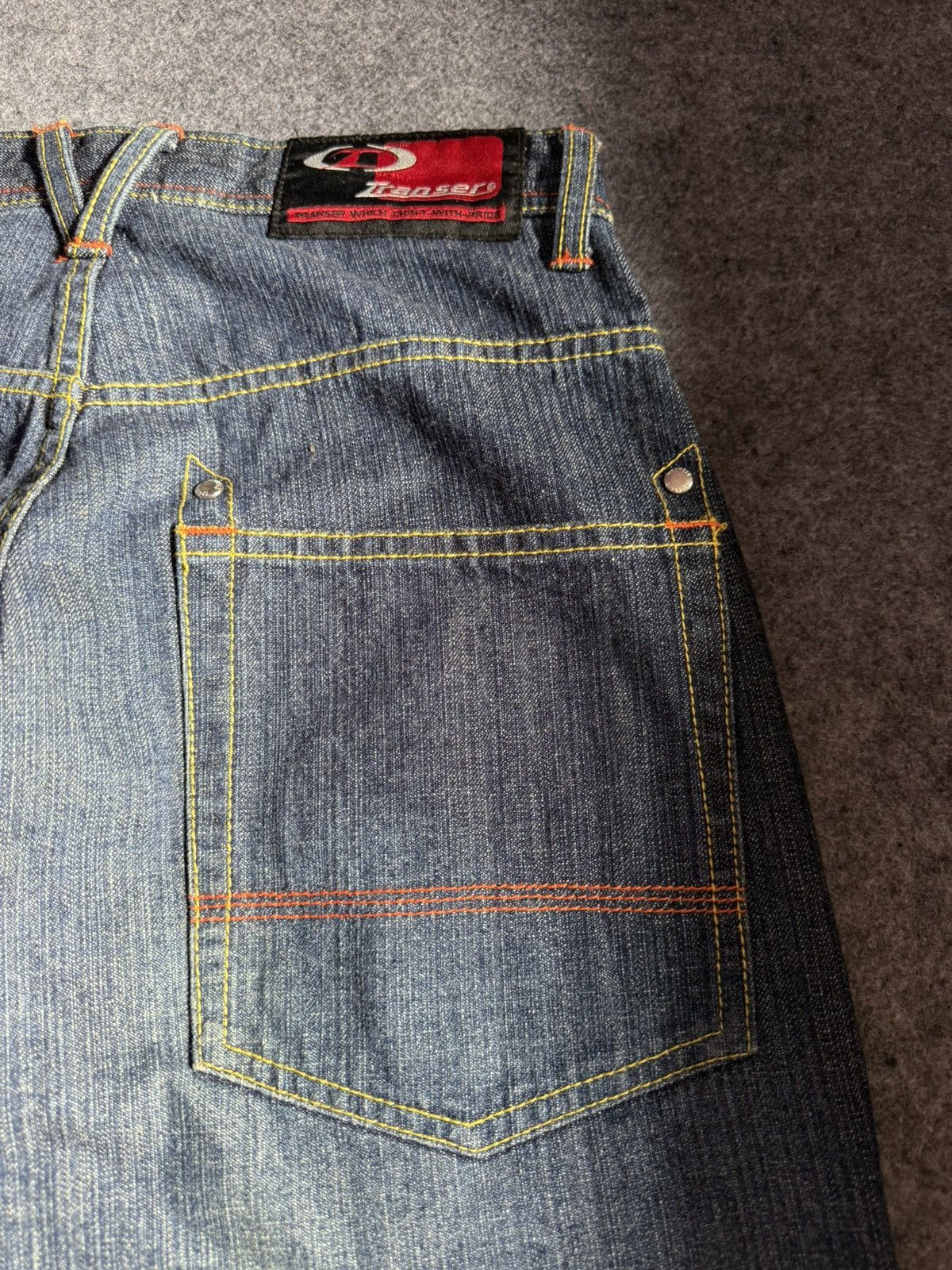 G-Unit × JNCO 2000s Transfer Baggy Patch Work Details Loose Jeans Size US 29 - 18 Thumbnail
