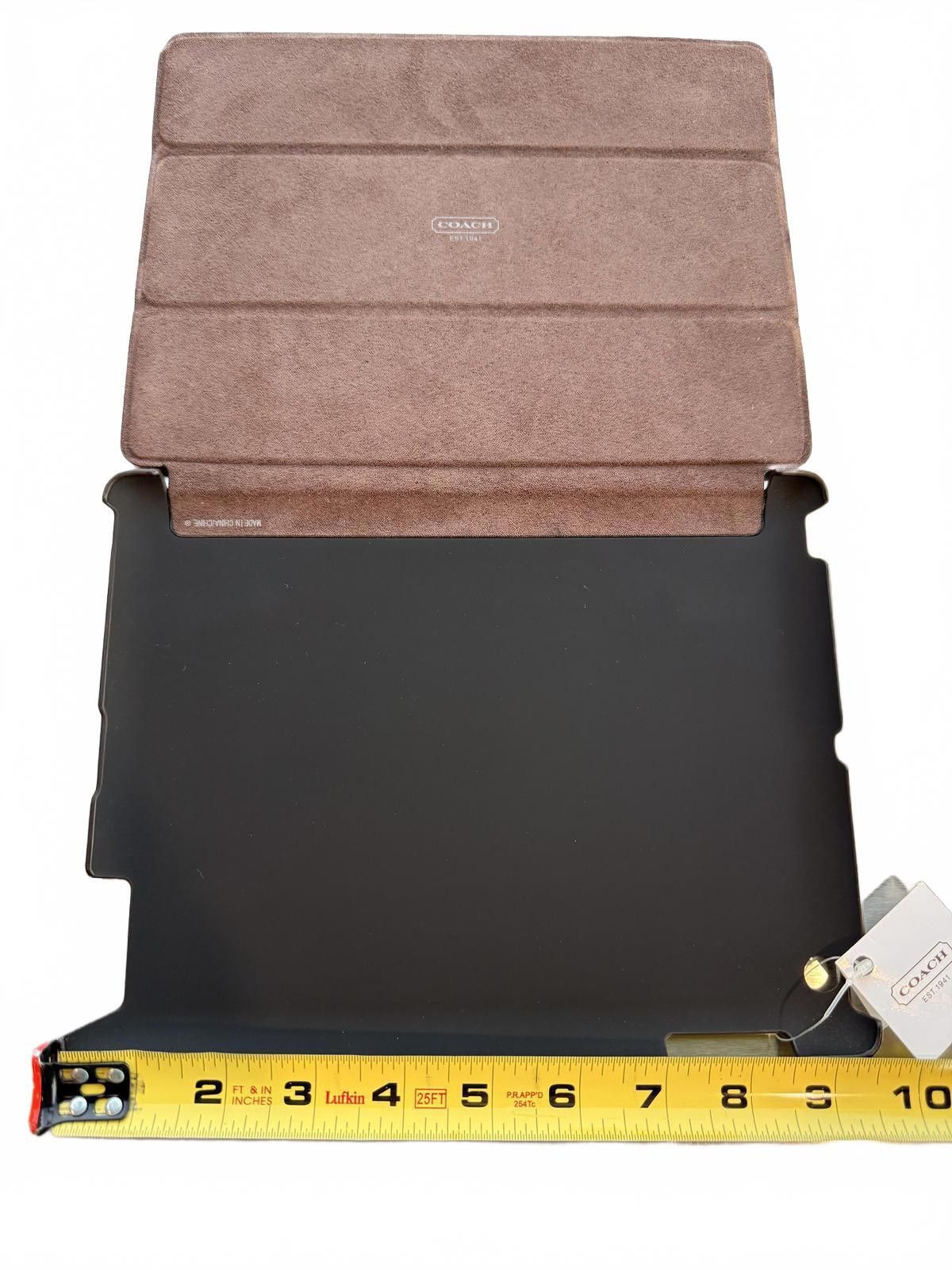 Coach Coach F66018Mahogany Leather iPad Case Cover Smart Stand NWT Size ONE SIZE - 10 Thumbnail