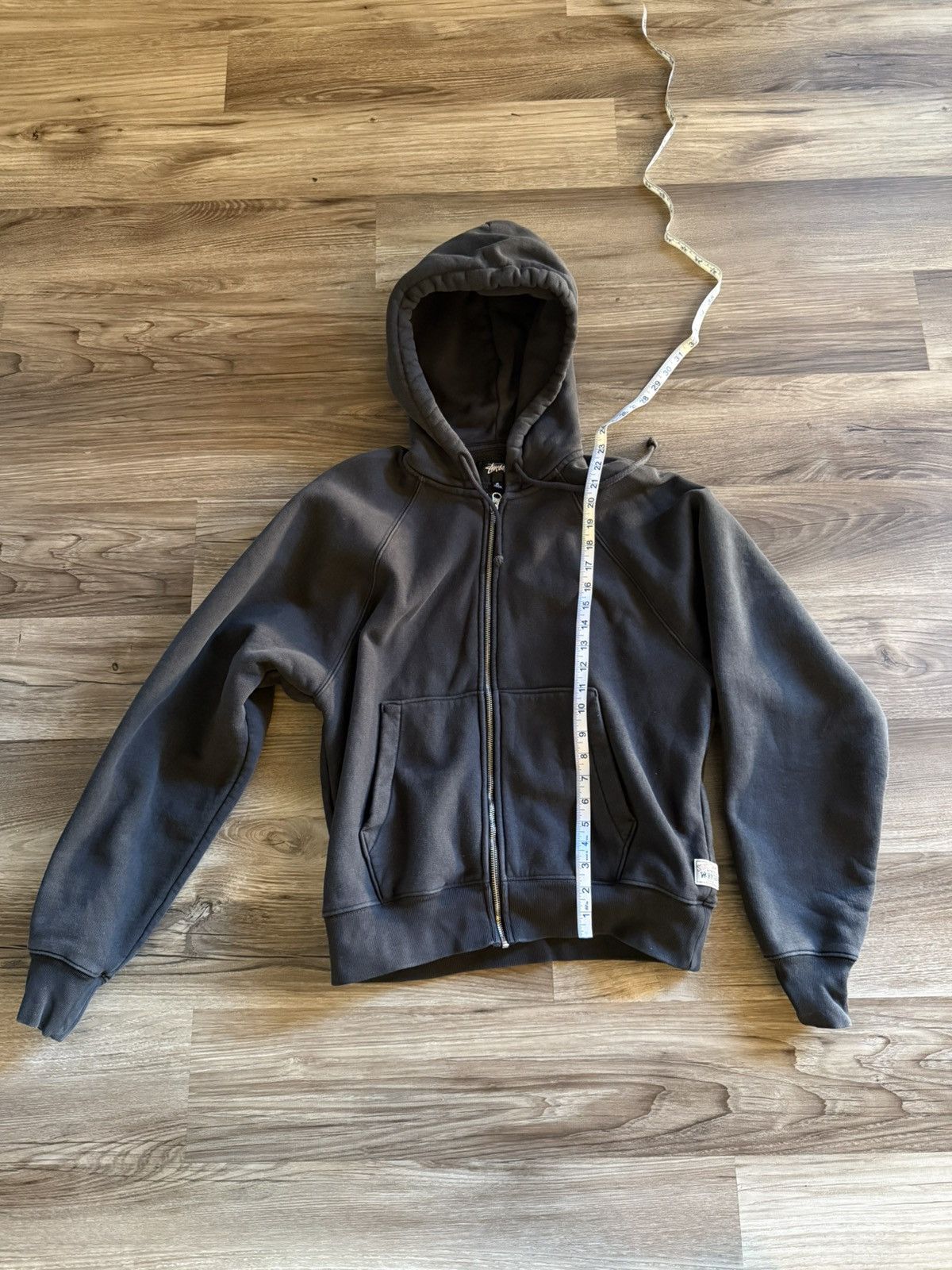 Stussy Stussy Full Zip Hooded Sweatshirt Black size Medium Size US M / EU 48-50 / 2 - 8 Thumbnail