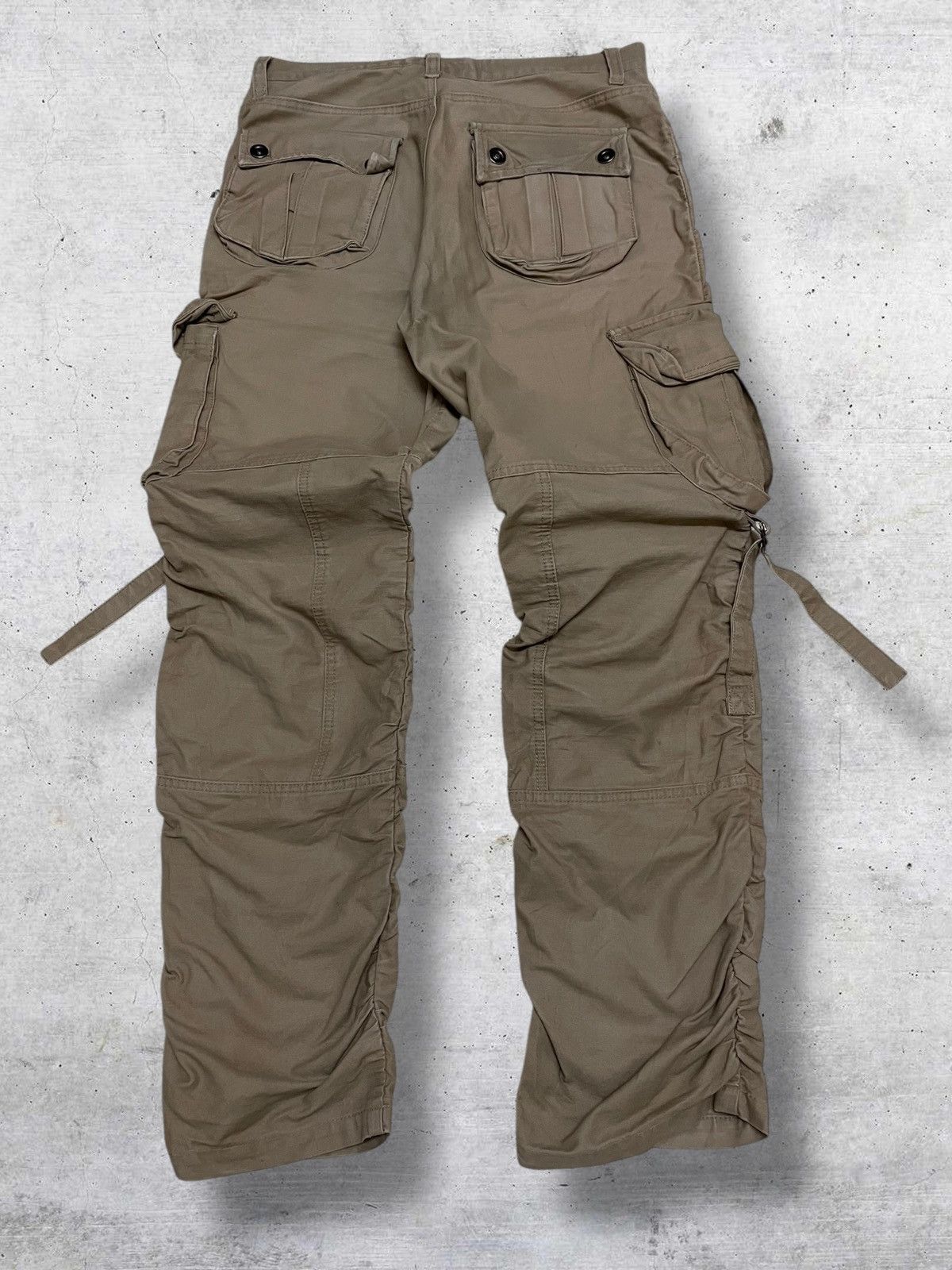 LOWBOX VINTAGE LOWBOX JAPAN DESIGNER 90S ARCHIVE BONDAGE PUNK PANT Size US 31 - 10 Thumbnail