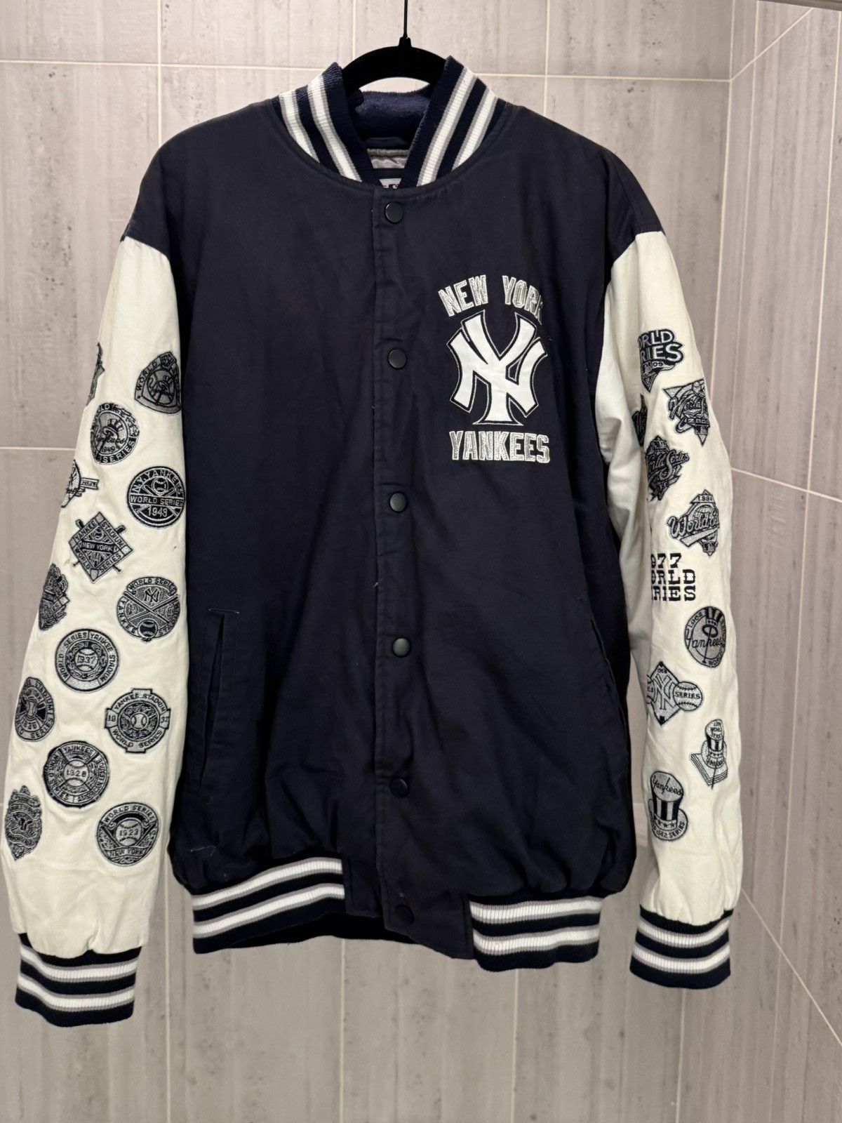MLB Vintage New York Yankees World Series Champions Jacket MLB Size US XL / EU 56 / 4 - 1 Thumbnail