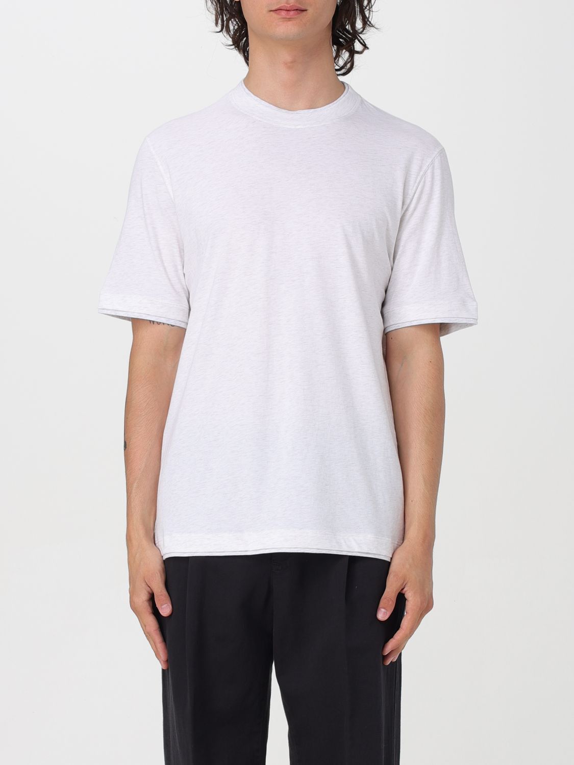 image of Brunello Cucinelli T-Shirt Men Beige (Size XL)