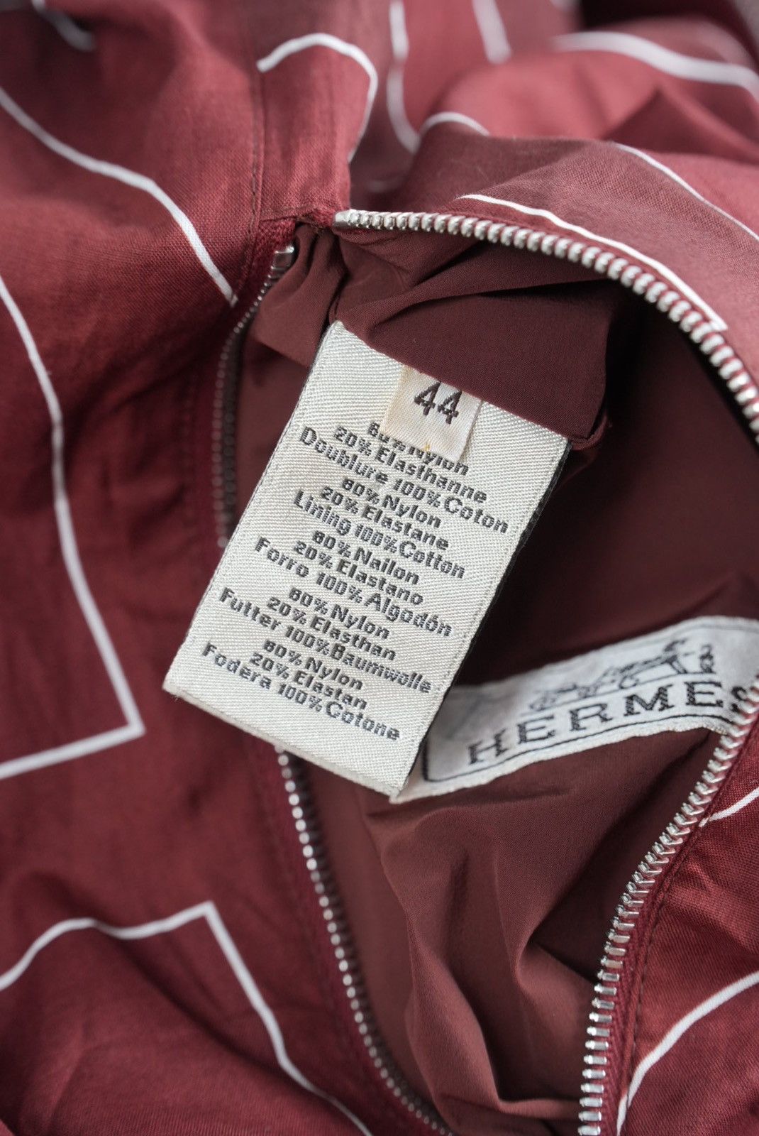 Hermes Hermes Jacket Chaine D'Ancre Red Reversible Windbreaker Size US M / EU 48-50 / 2 - 13 Thumbnail