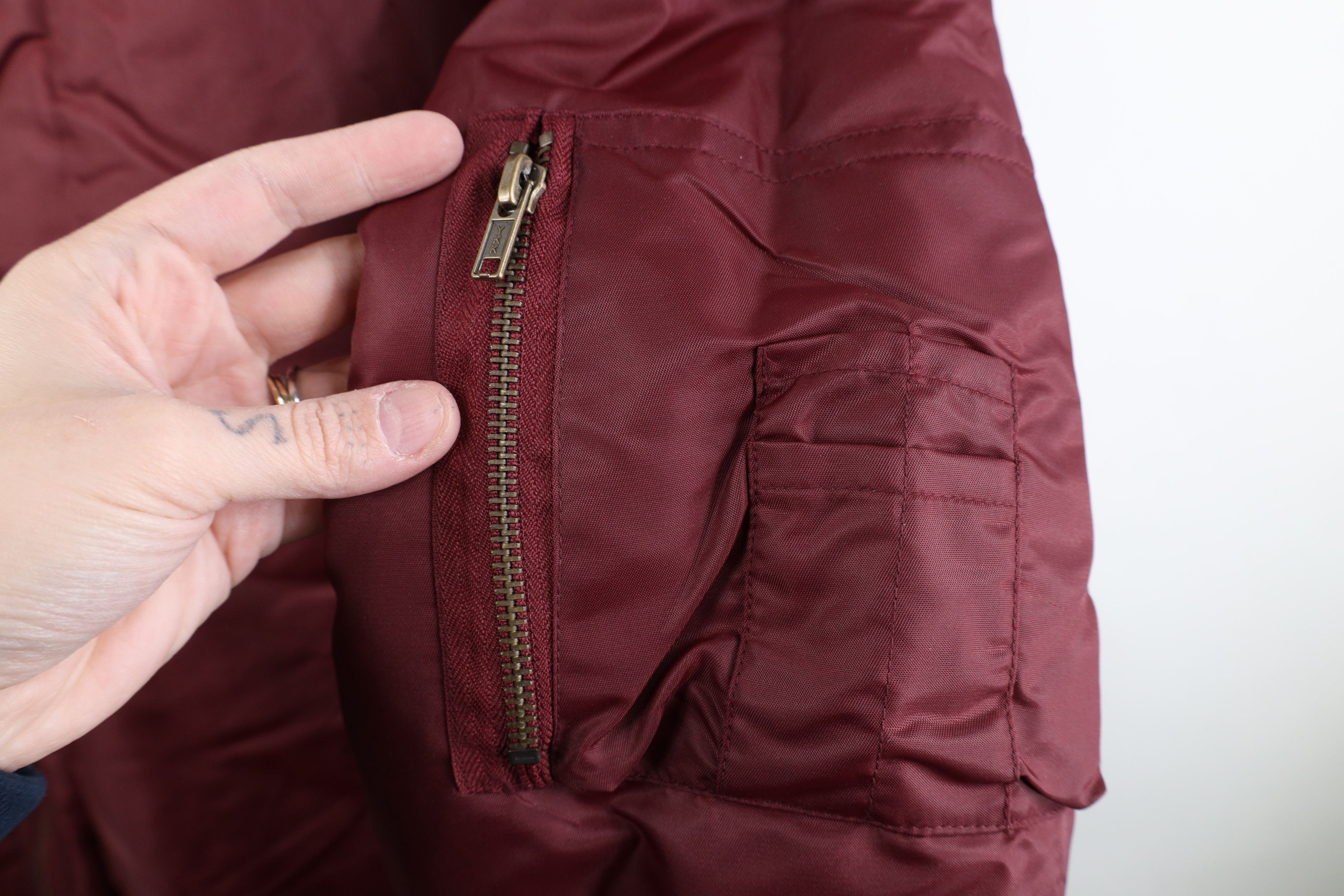 Vintage Deadstock Vintage 90s Streetwear Reversible Bomber Jacket Size US L / EU 52-54 / 3 - 7 Thumbnail