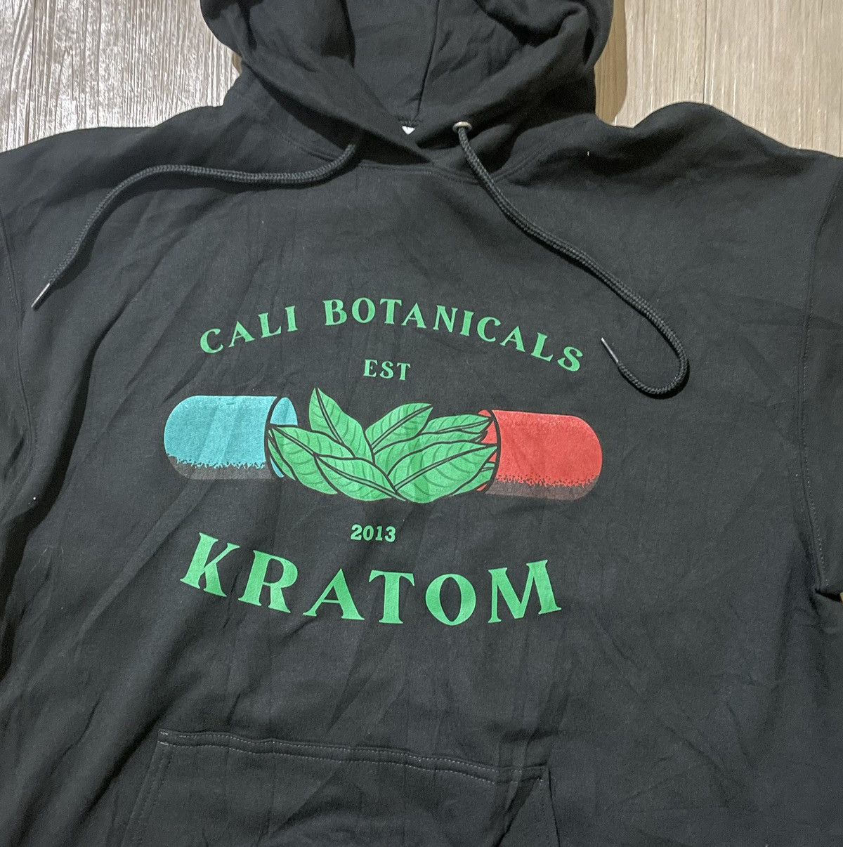 Designer Kratom Cali Botanicals Hoodie Marijuana Snoop Dogg Breakfast Size US L / EU 52-54 / 3 - 3 Thumbnail