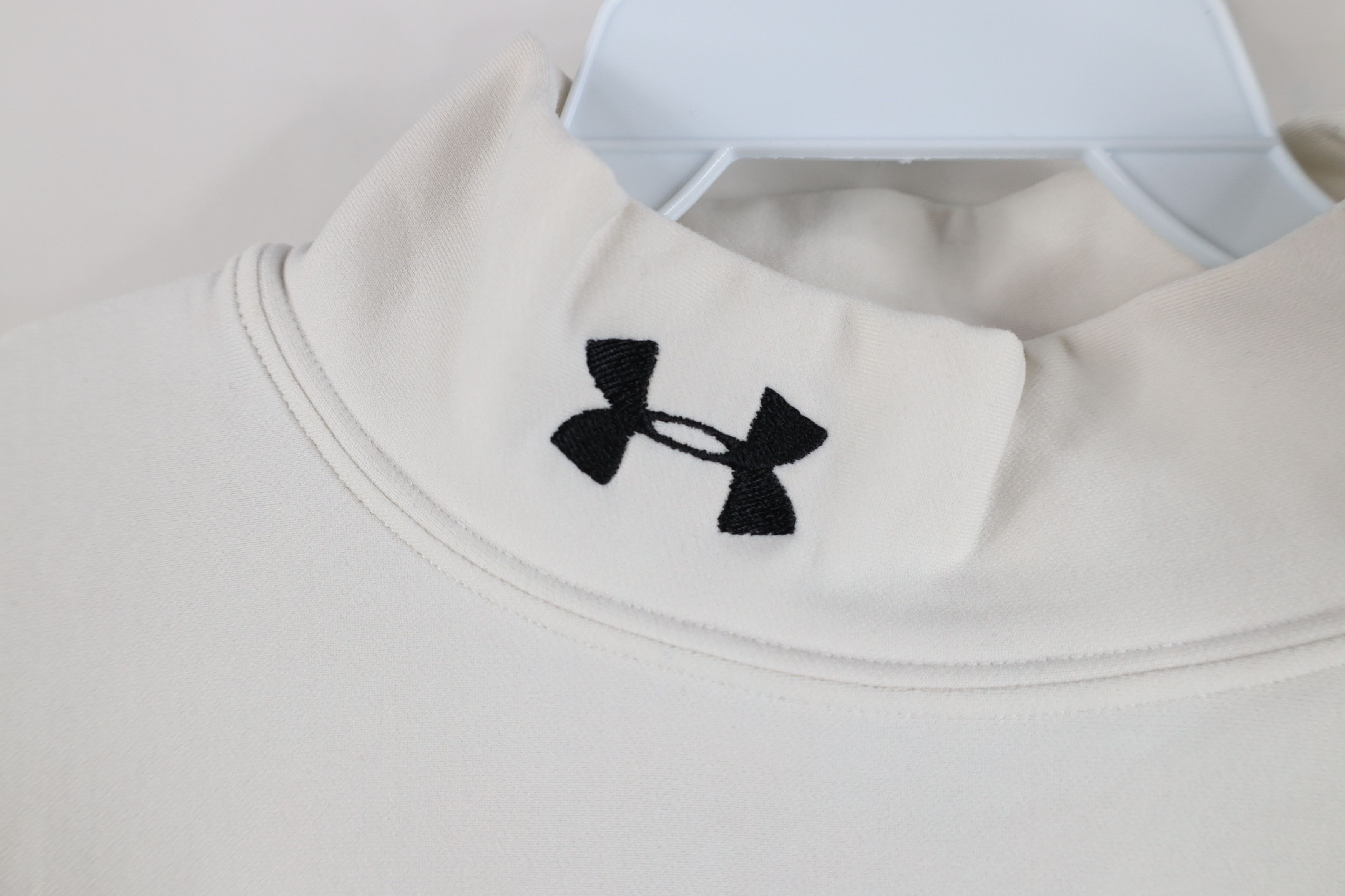 Under Armour Under Armour ColdGear Compression Mock Neck T-Shirt White Size US XL / EU 56 / 4 - 4 Thumbnail