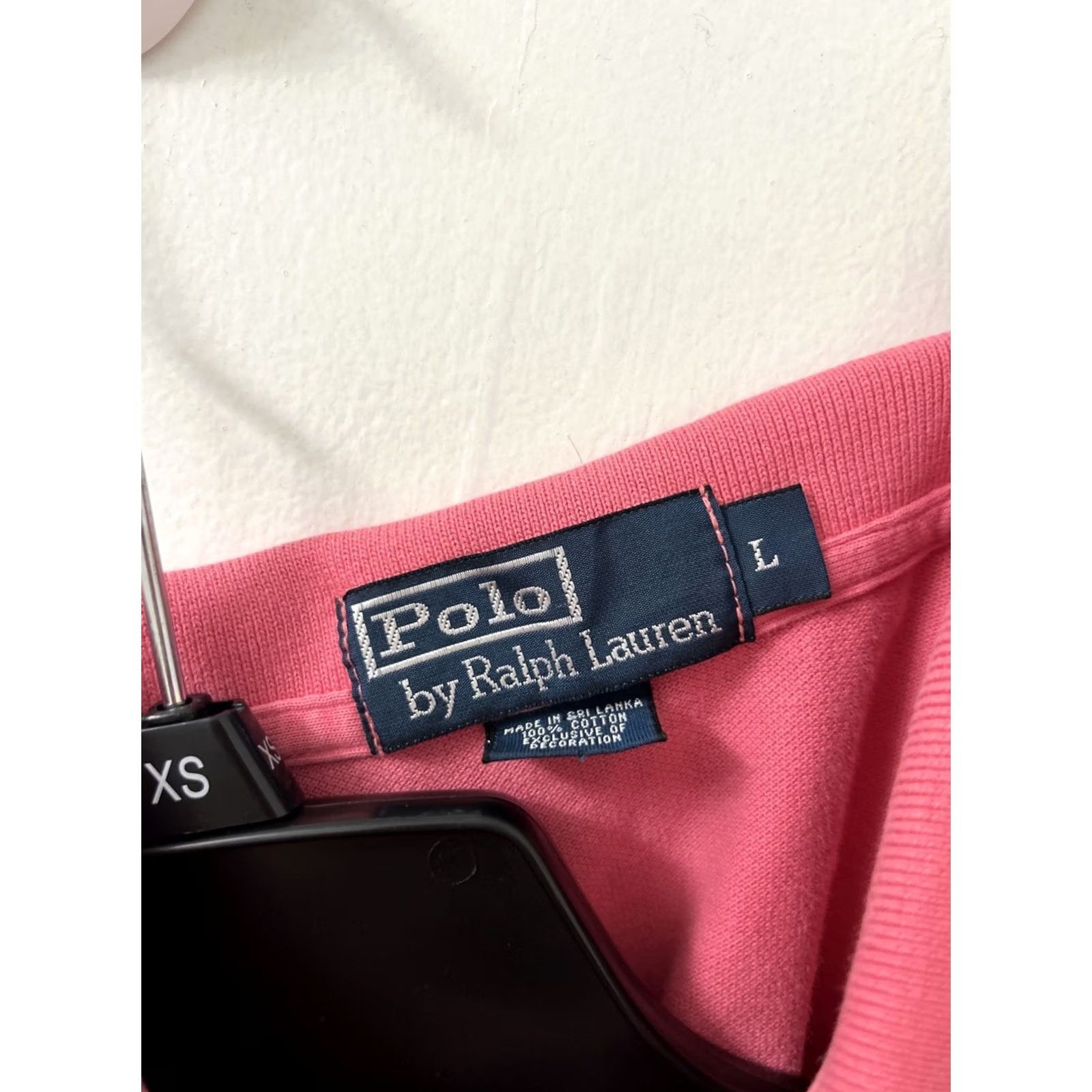 Polo Ralph Lauren VINTAGE Polo Ralph Lauren Shirt Mens L Pink Short Sleeve Yellow Pony Polo Size US L / EU 52-54 / 3 - 6 Thumbnail