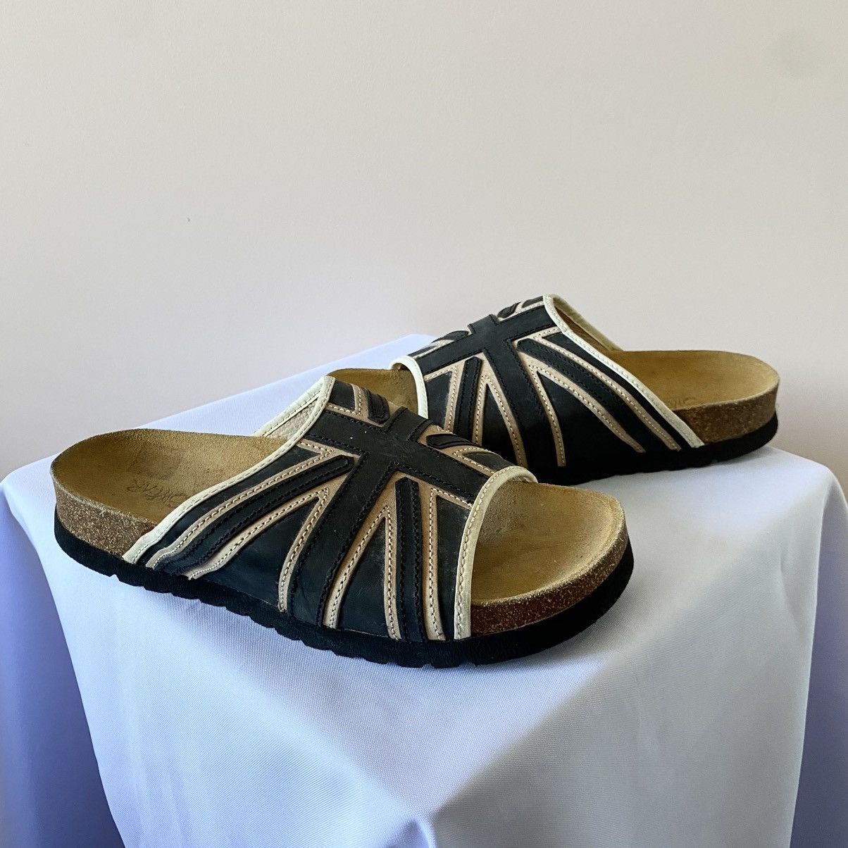 SWEAR London RARE SWEAR London British Flag Vintage Slides Flats Shoes Size US 8.5 / IT 38.5 - 1 Thumbnail