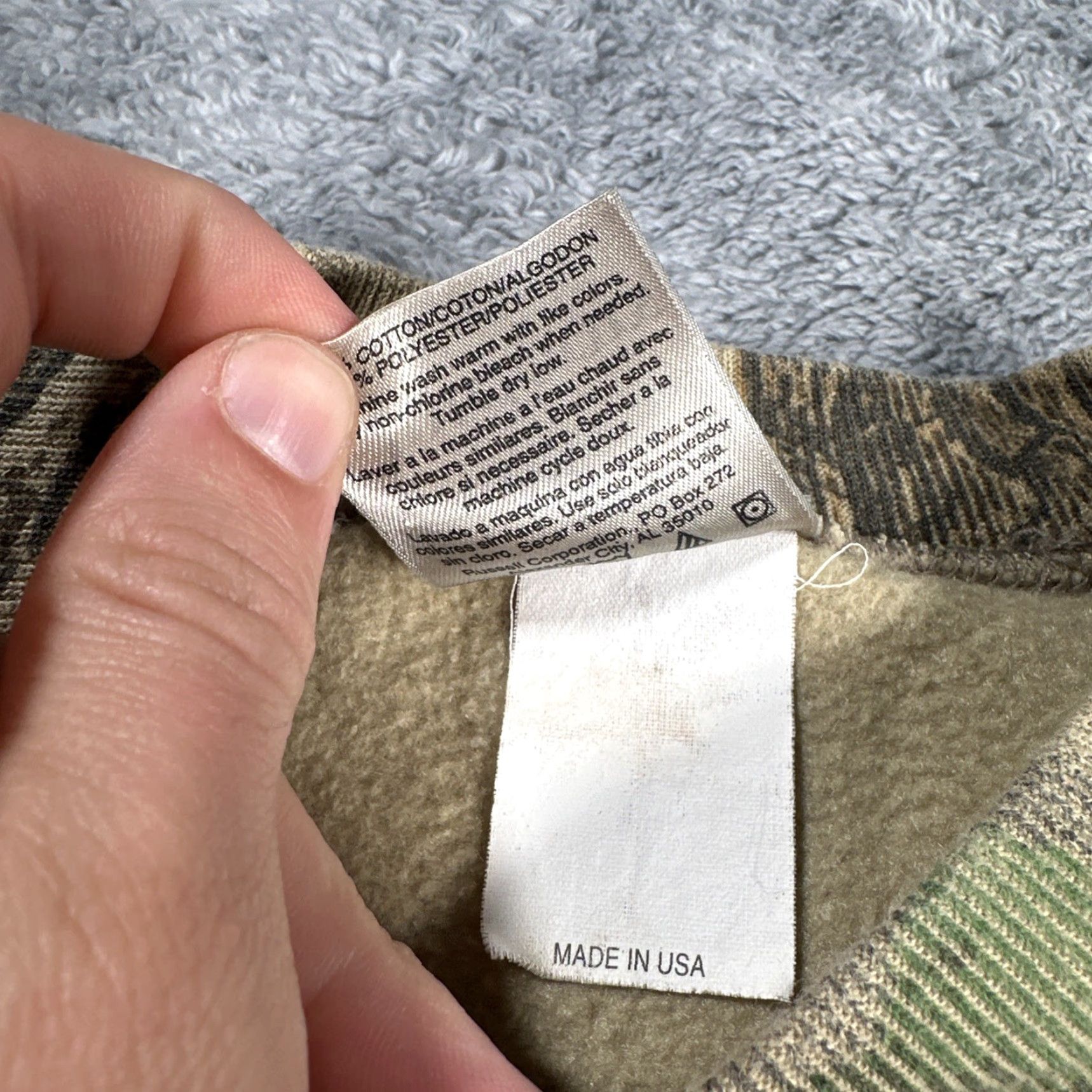 Jerzees VINTAGE Jerzees Outdoors Sweatshirt Men’s SZ M Realtree Camo Crewneck Pullover USA Hoodie? Size US M / EU 48-50 / 2 - 7 Thumbnail