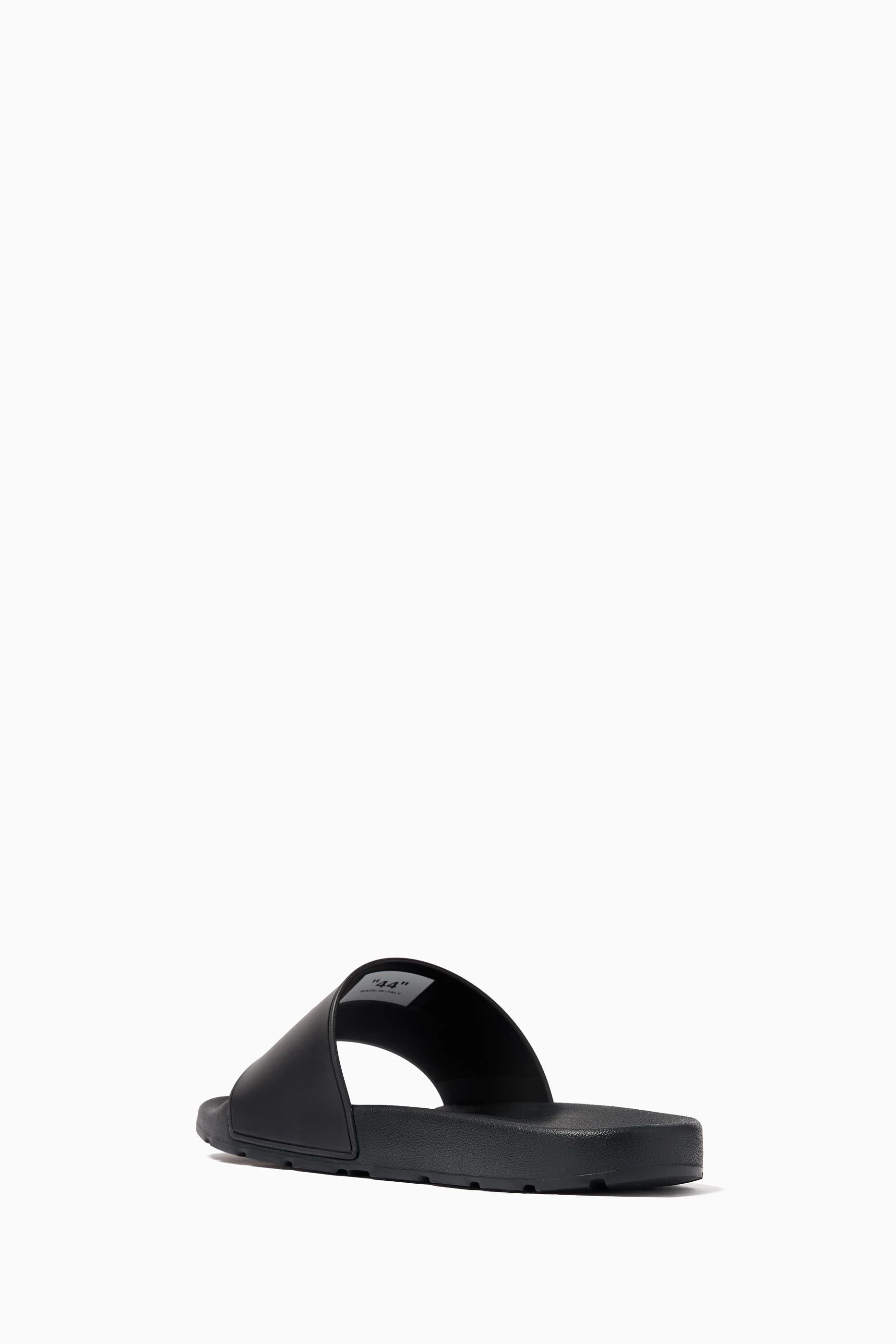 Off-White o1s22i1n1124 Rubber Slides in Black Size US 6 / IT 36 - 2 Thumbnail